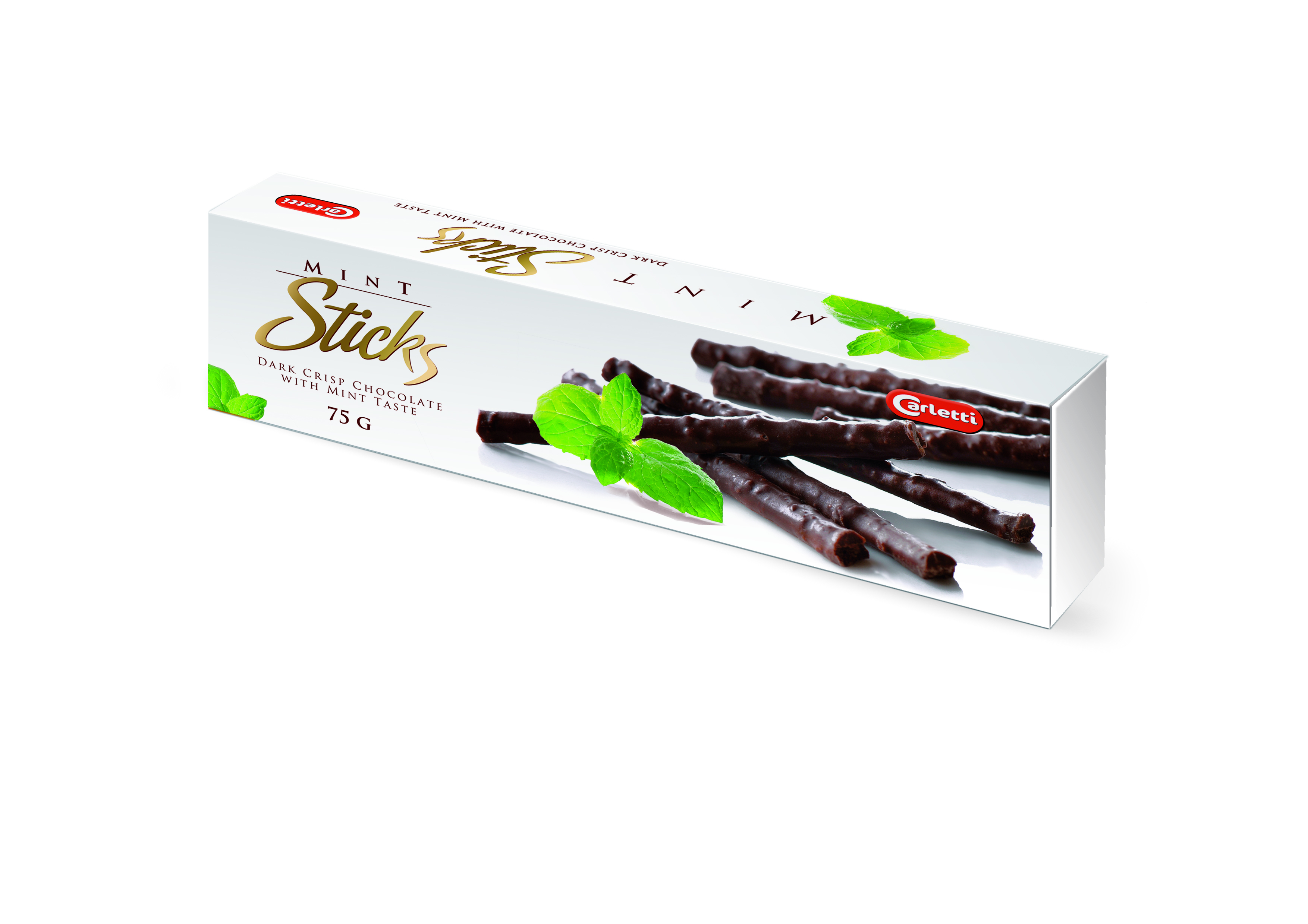 Carletti Czekoladowe Paluszki Miętowe 75G
