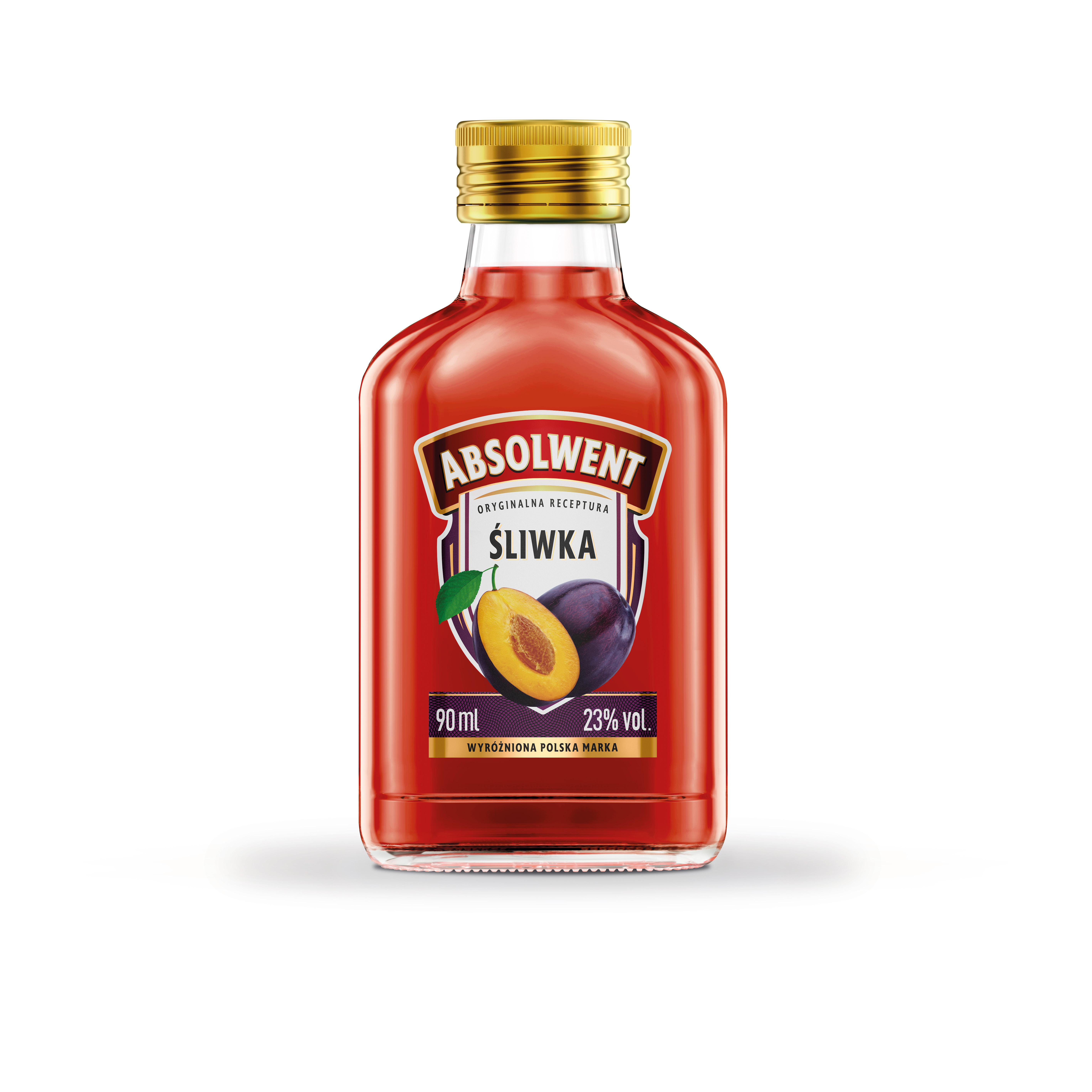 Likier Absolwent Śliwka 23% 90Ml