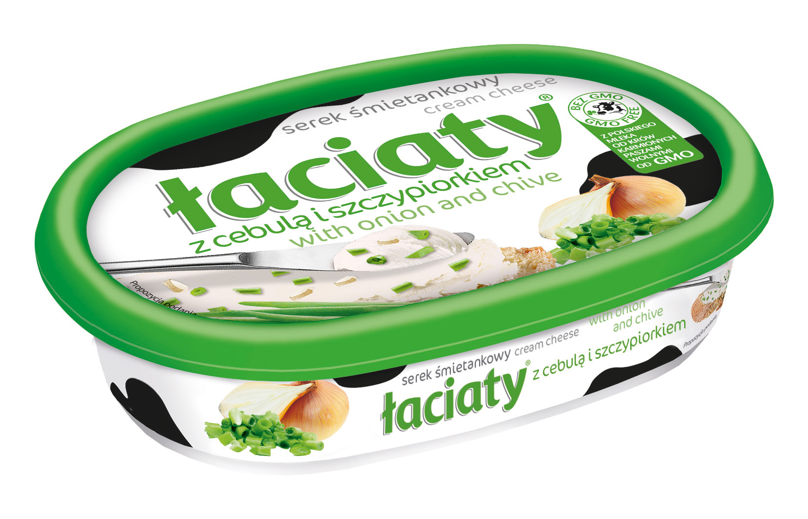Serek Łaciaty Śmietankowy Cebula I Szczypior 135G