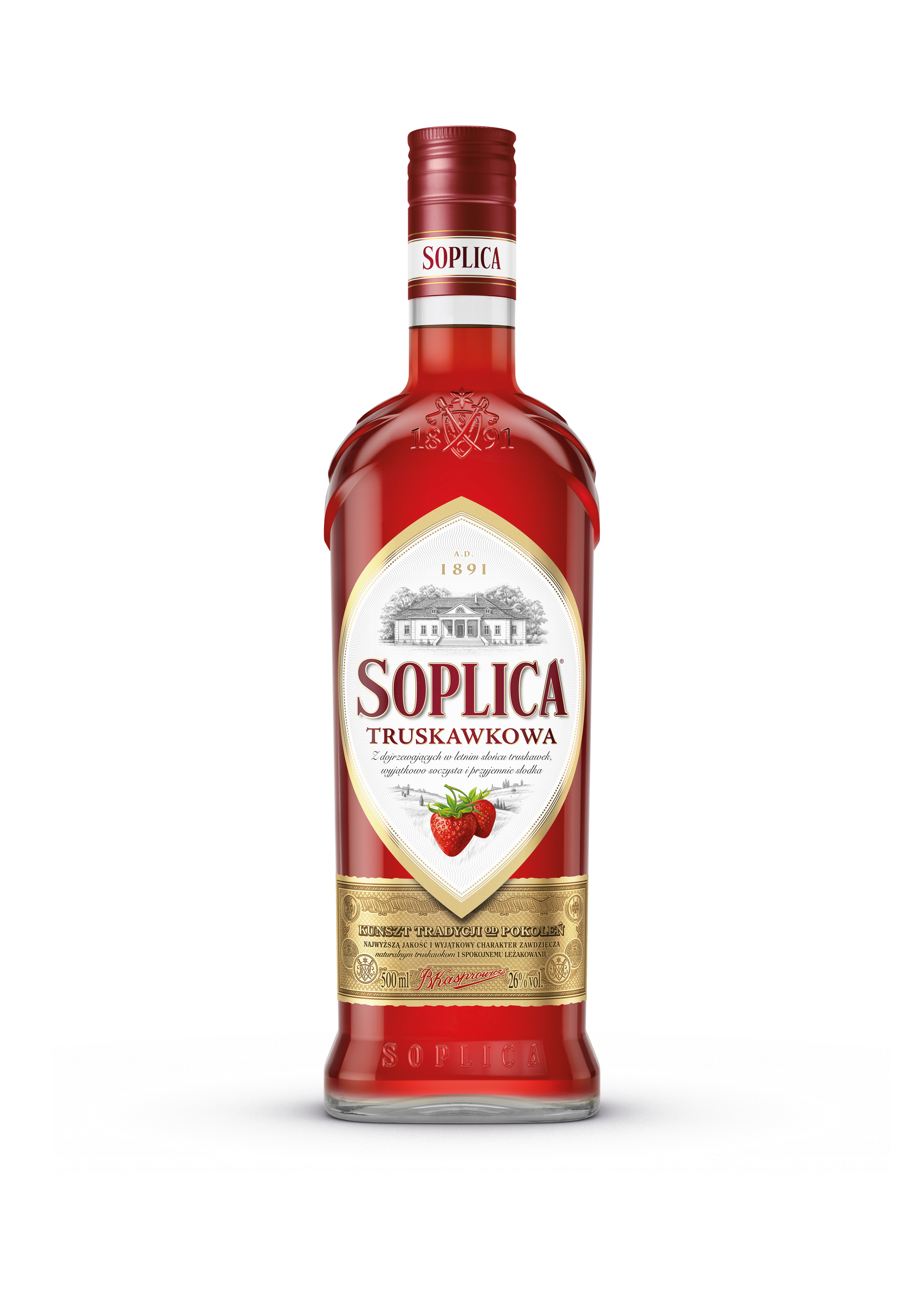Likier Soplica Truskawkowa 26% 500 Ml