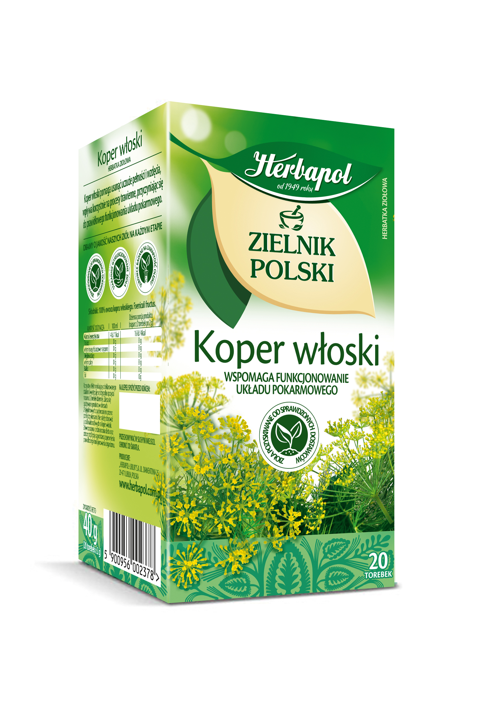 Zielnik Polski Koper Włoski 20Tb/40G