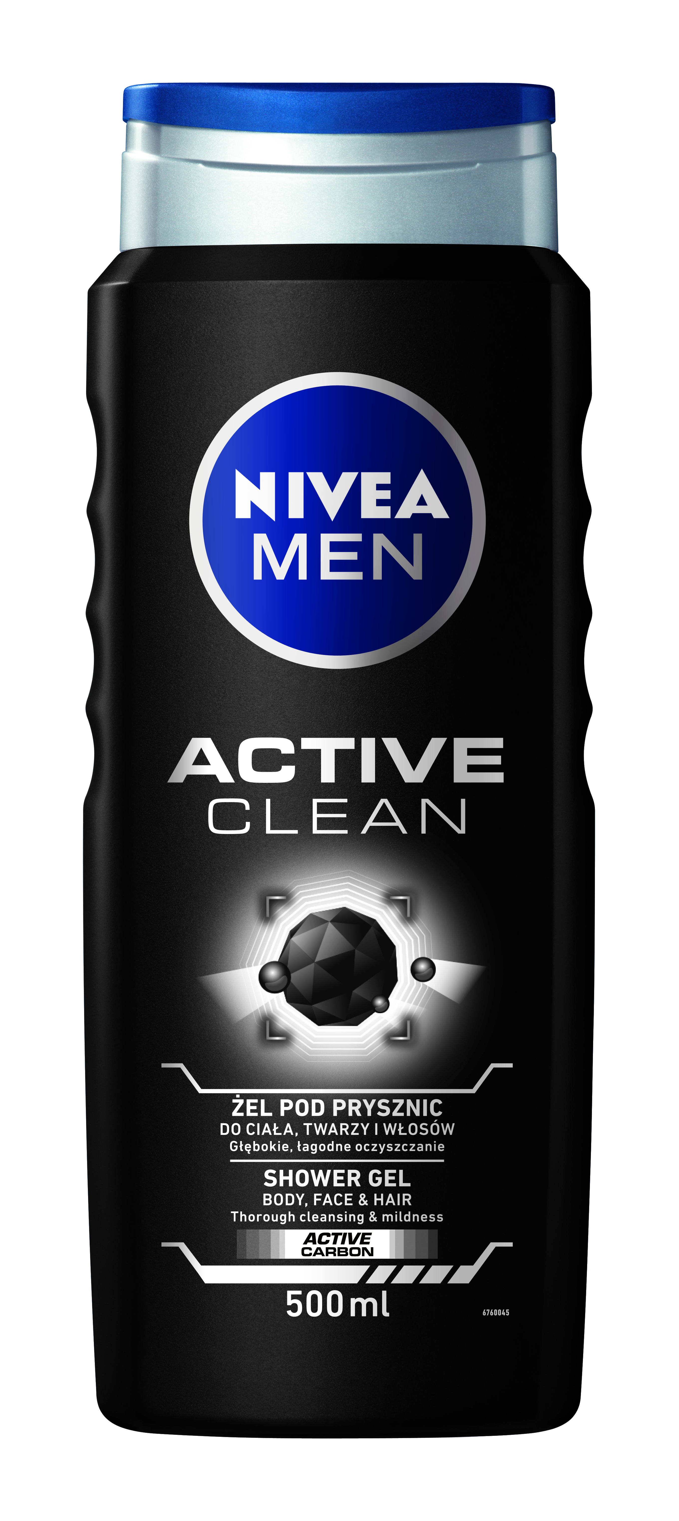 Nivea Żel Pod Prysznic Active Clean 500Ml