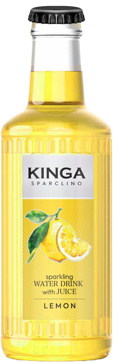 Kinga Pienińska Napój Sparclino Lemon 250Ml Glass
