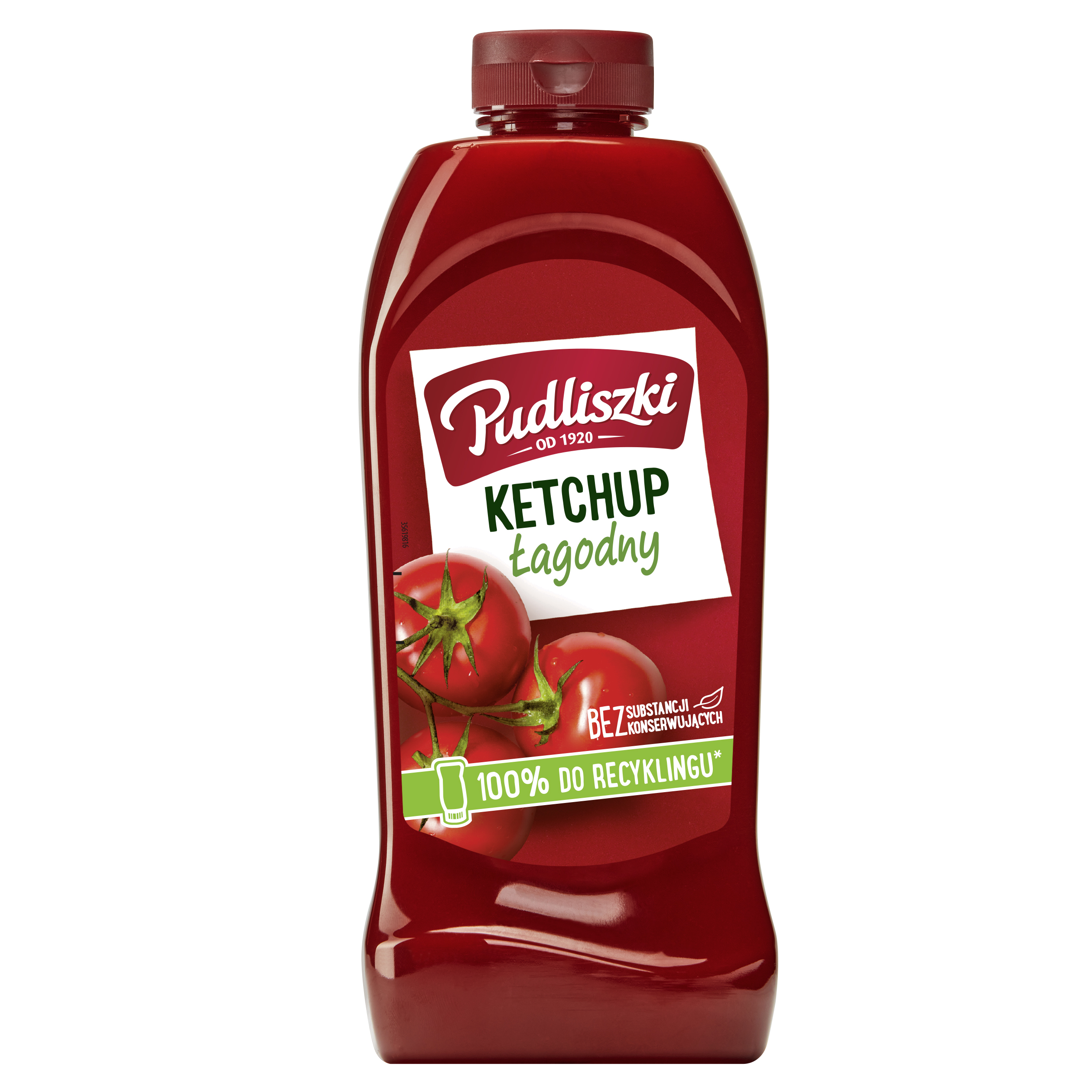 Pudliszki Ketchup Łagodny 990G