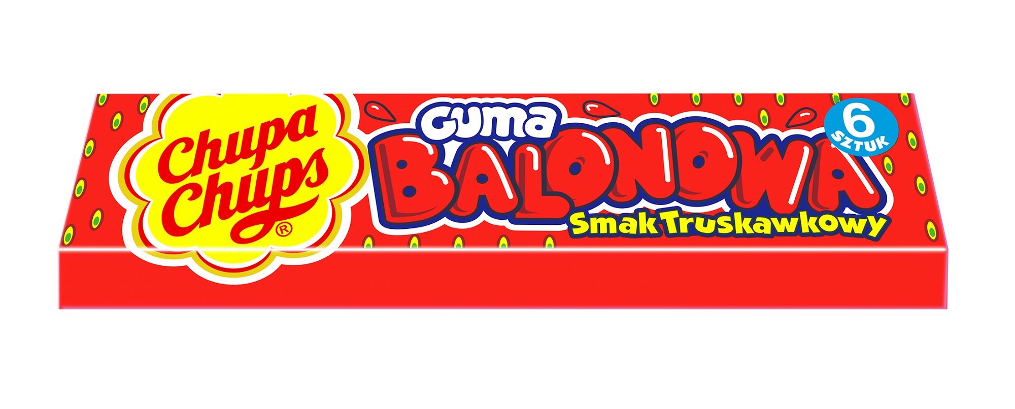 Chupa Chups Guma Balonowa Truskawka 27,6G