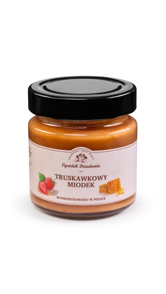 Truskawkowy Miodek 250 G Ogródek Dziadunia