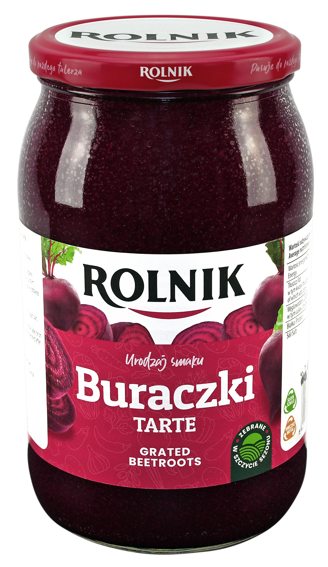 Buraczki Tarte Rolnik 850 G Rolnik