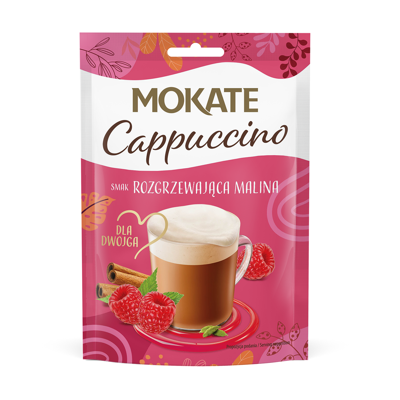 Mokate Cappuccino Smak Malina Z Przyprawami (40G)