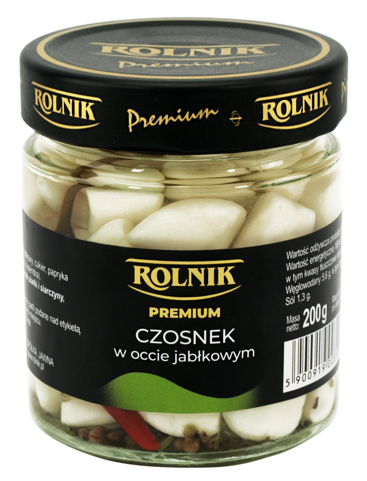 Czosnek W Occie Jabłkowym 200G Rolnik