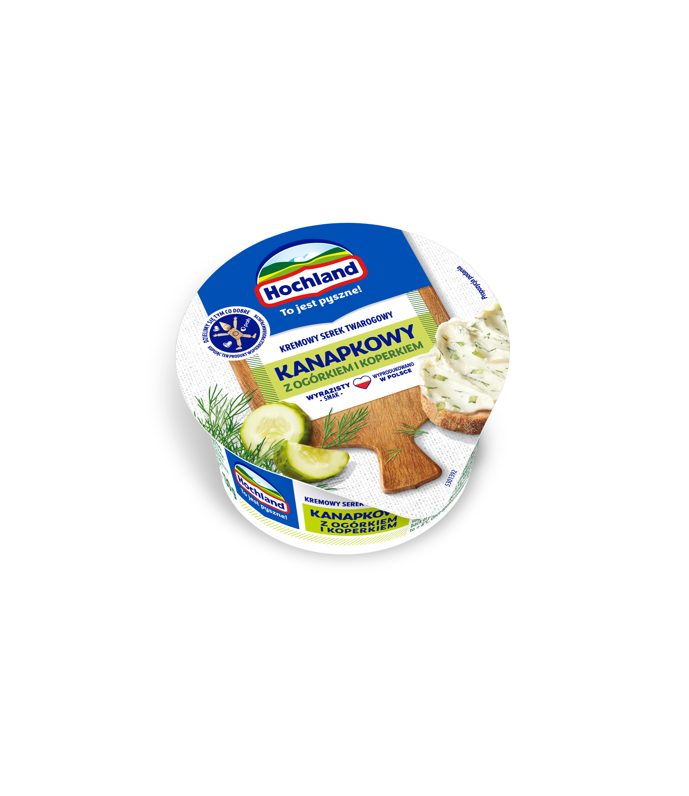 Hochland Kanapkowy Z Ogórkiem I Koperkiem 130 G