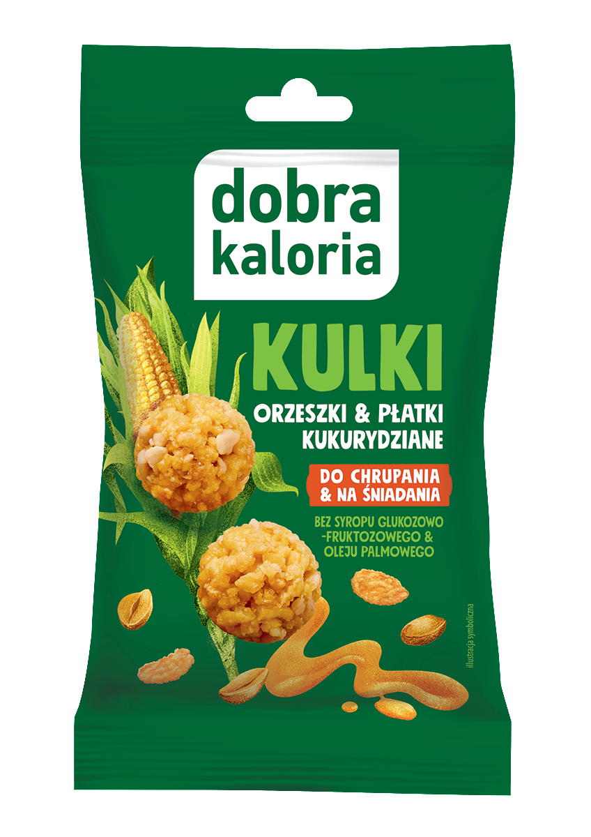 Dobra Kaloria Kulki Orzeszki & Płatki Kukurydziane 32 G