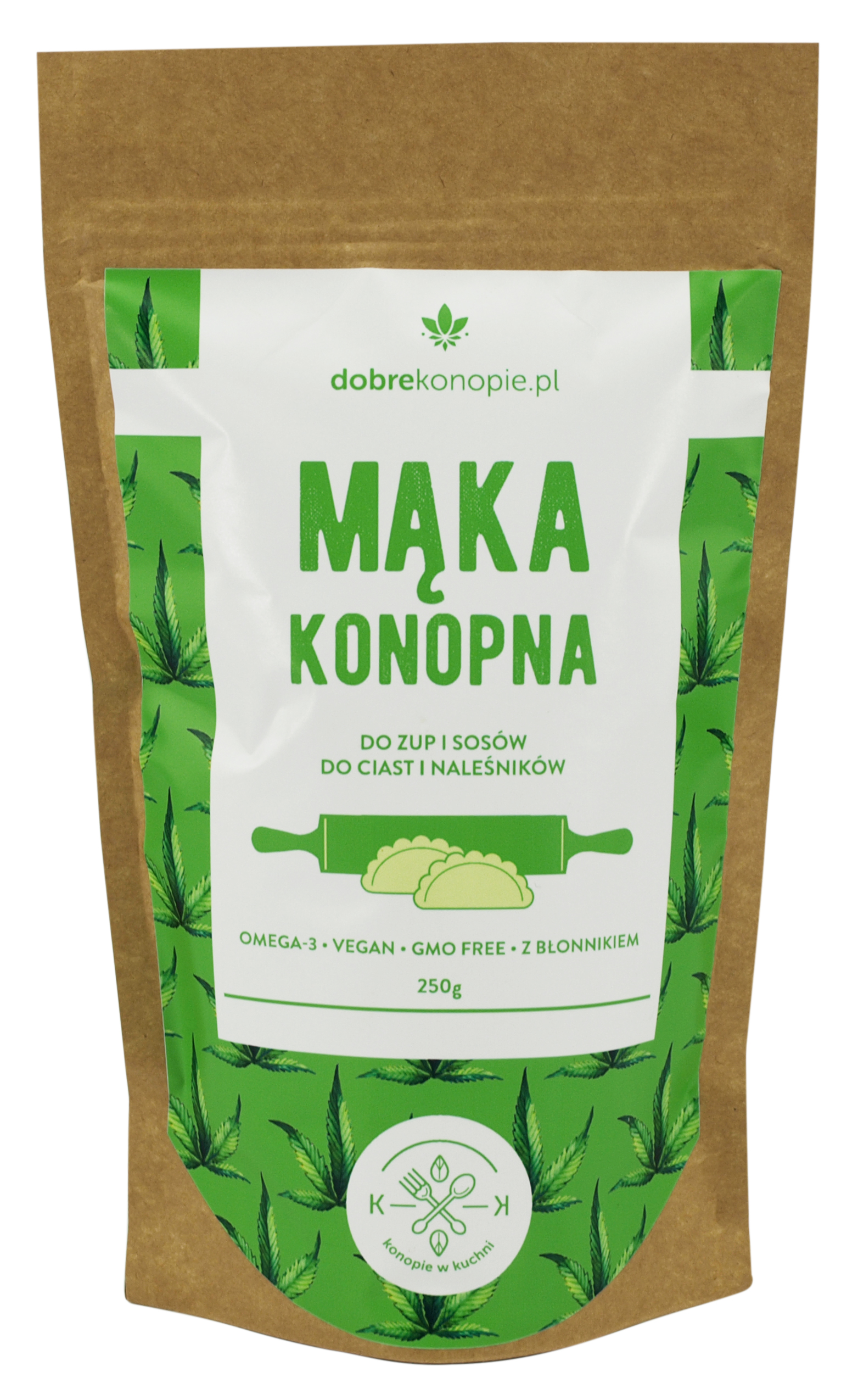 Mąka Konopna 250 G Konopie W Kuchni