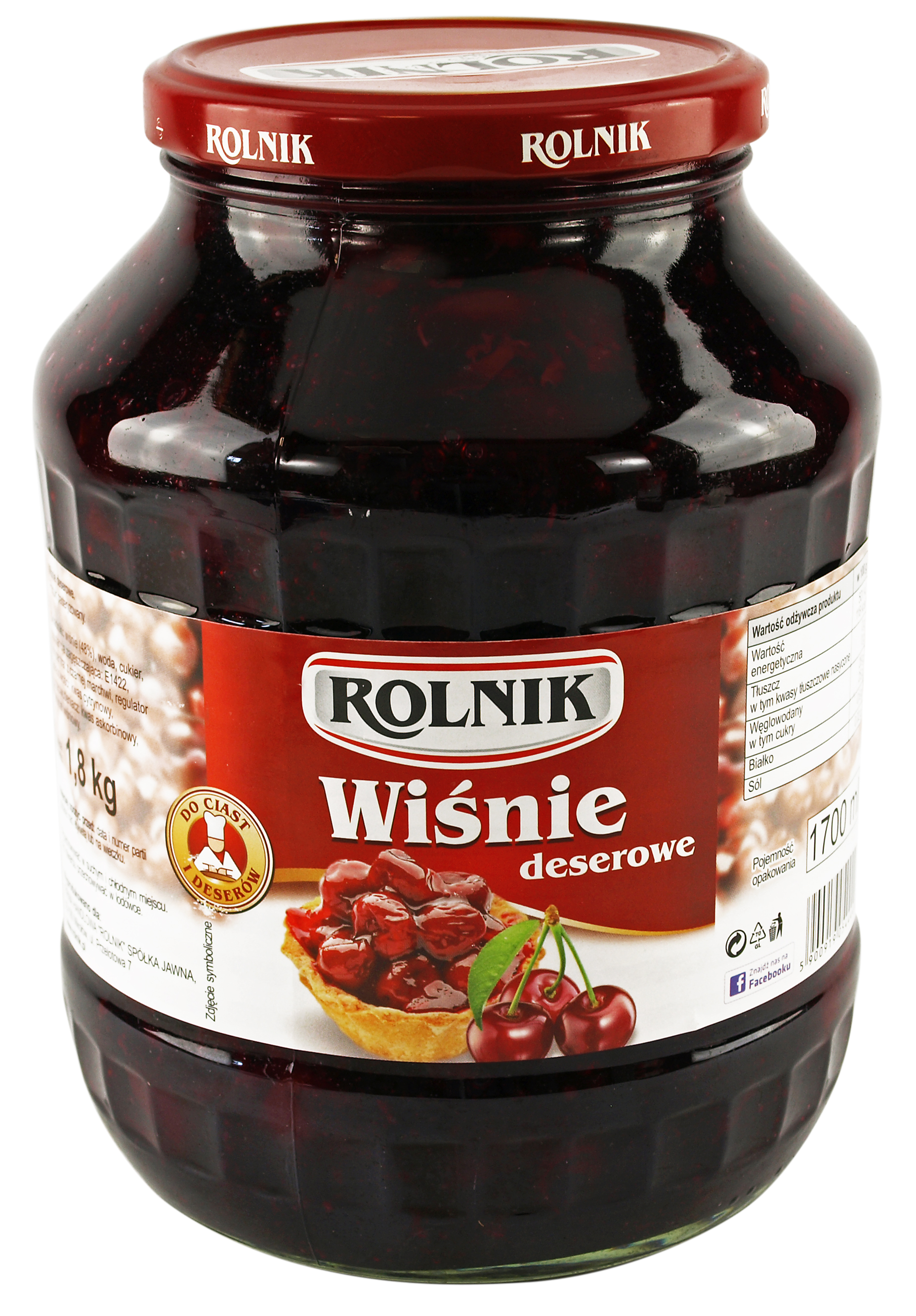 Wiśnie Deserowe 1700 Ml Rolnik