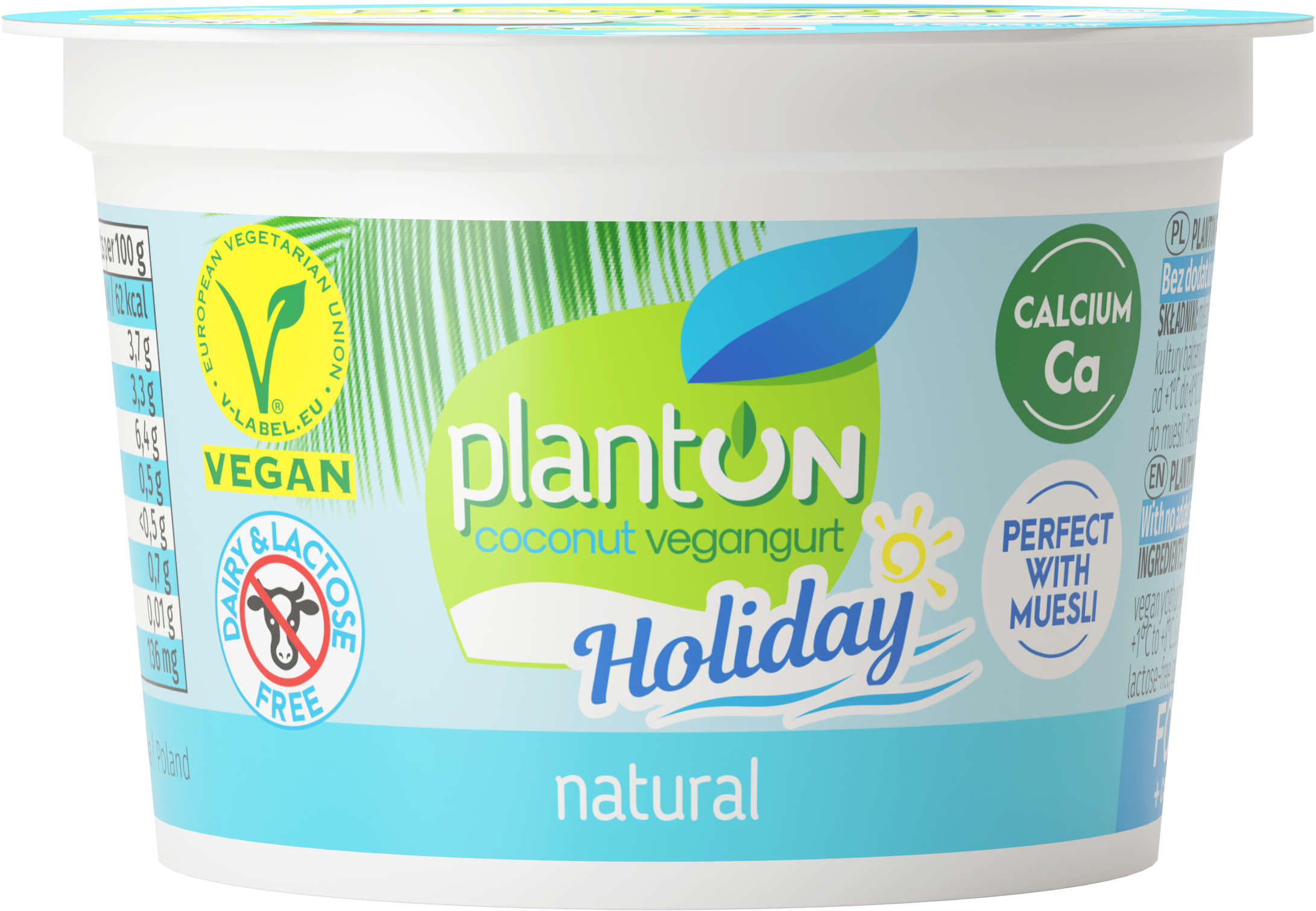 Planton Holiday Kokosowy Vegangurt Natural 100G