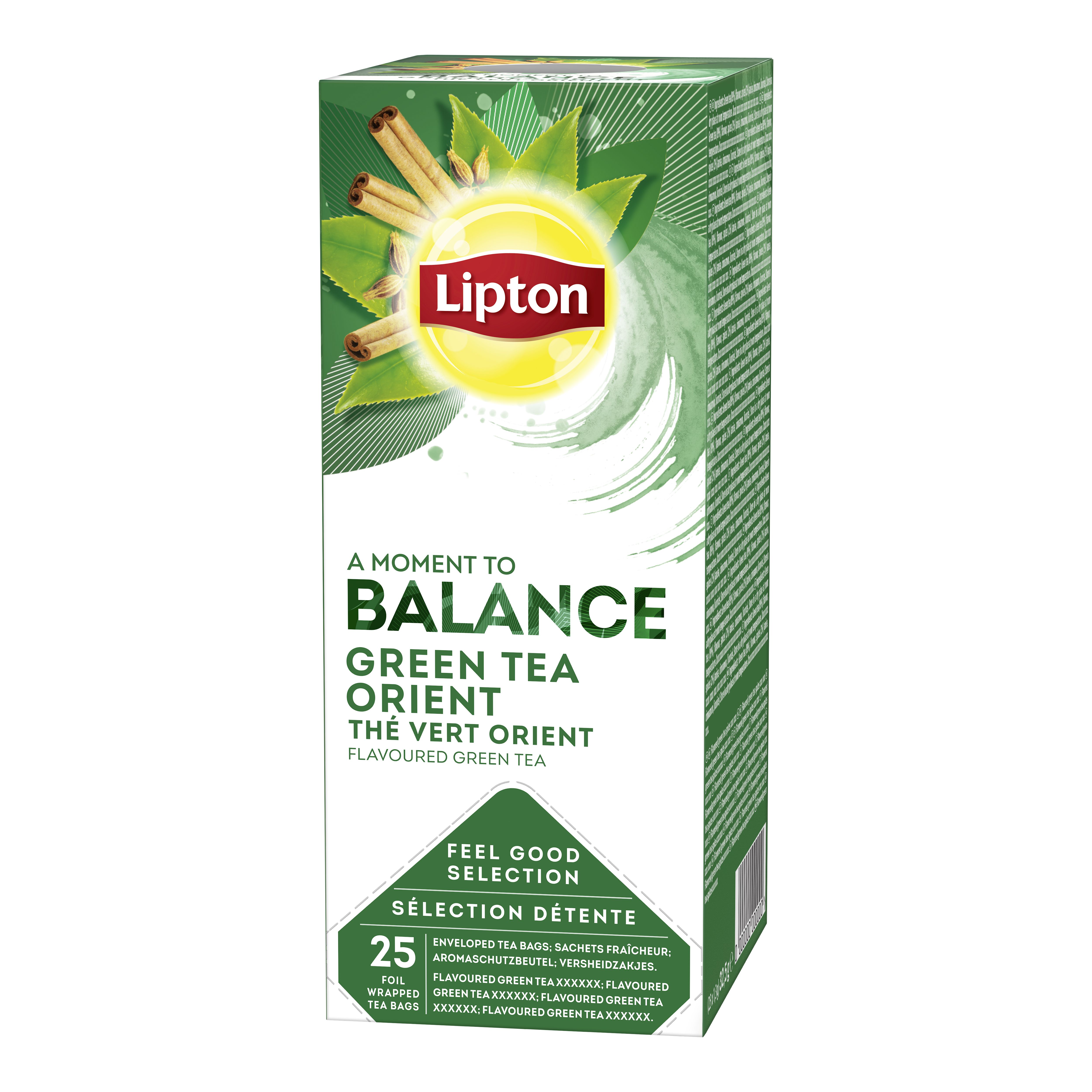 Herbata Lipton Classic Green Tea Orient 25 Kopert X1,3G