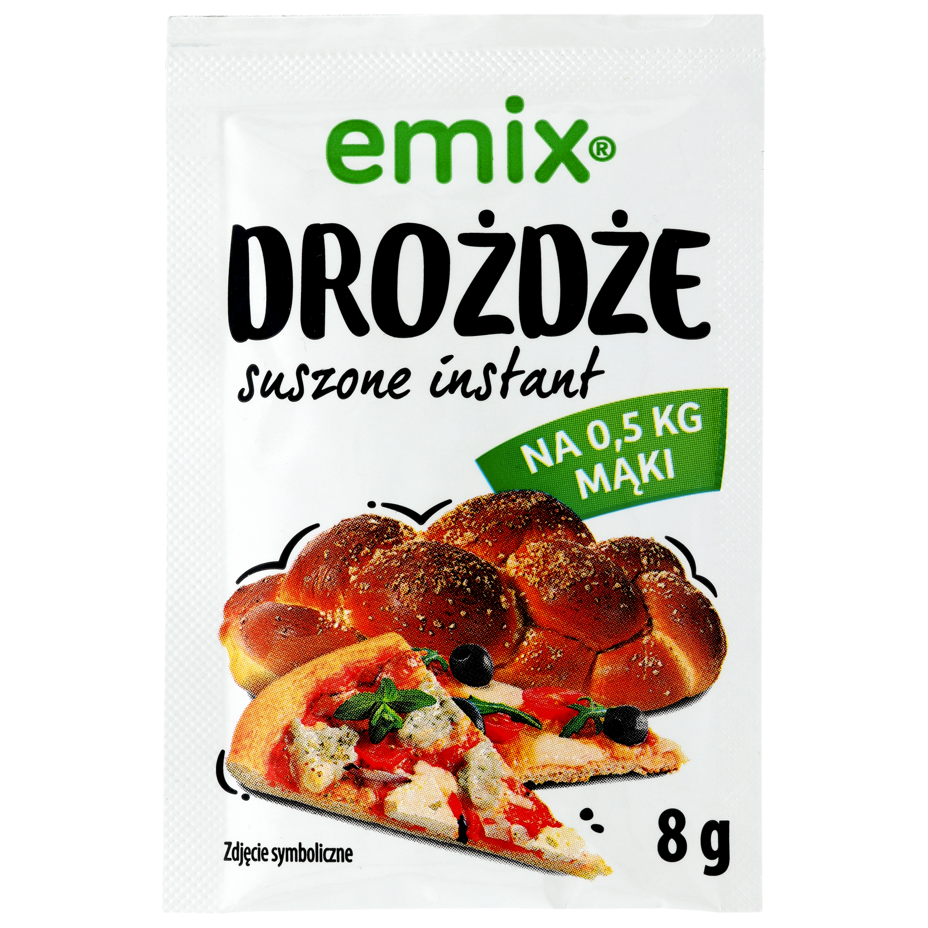 Drożdze Suszone Instant Emix 8G