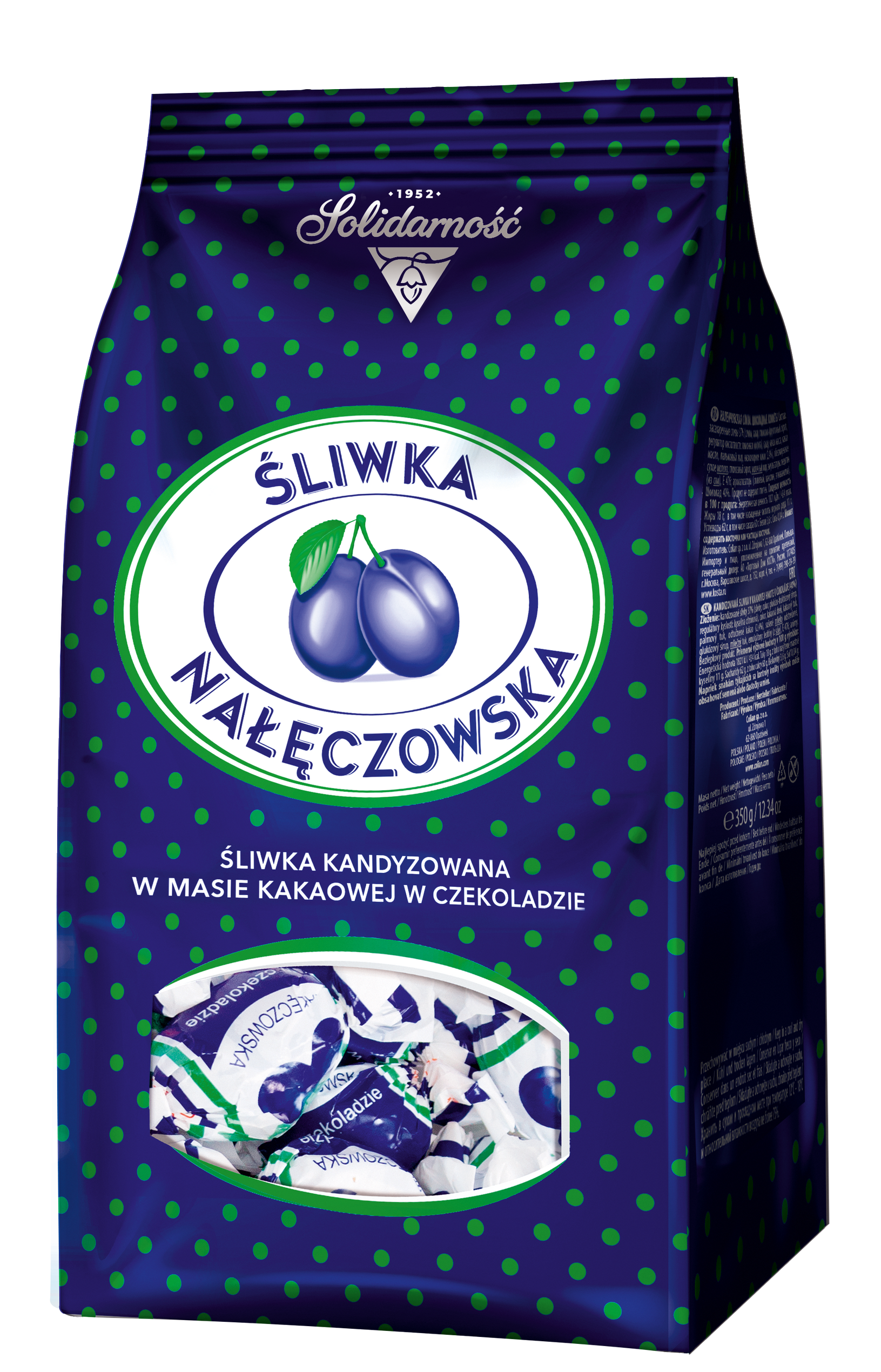 Solidarność Śliwka Nałęczowska W Czekoladzie 350 G