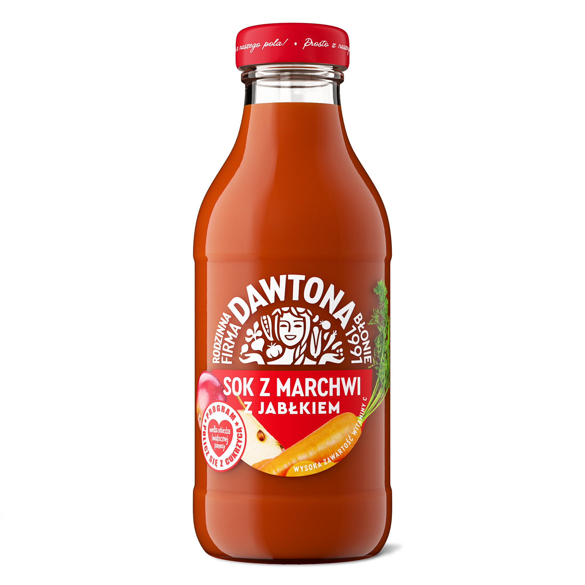 Dawtona Sok Marchew Z Jabłkiem 300Ml