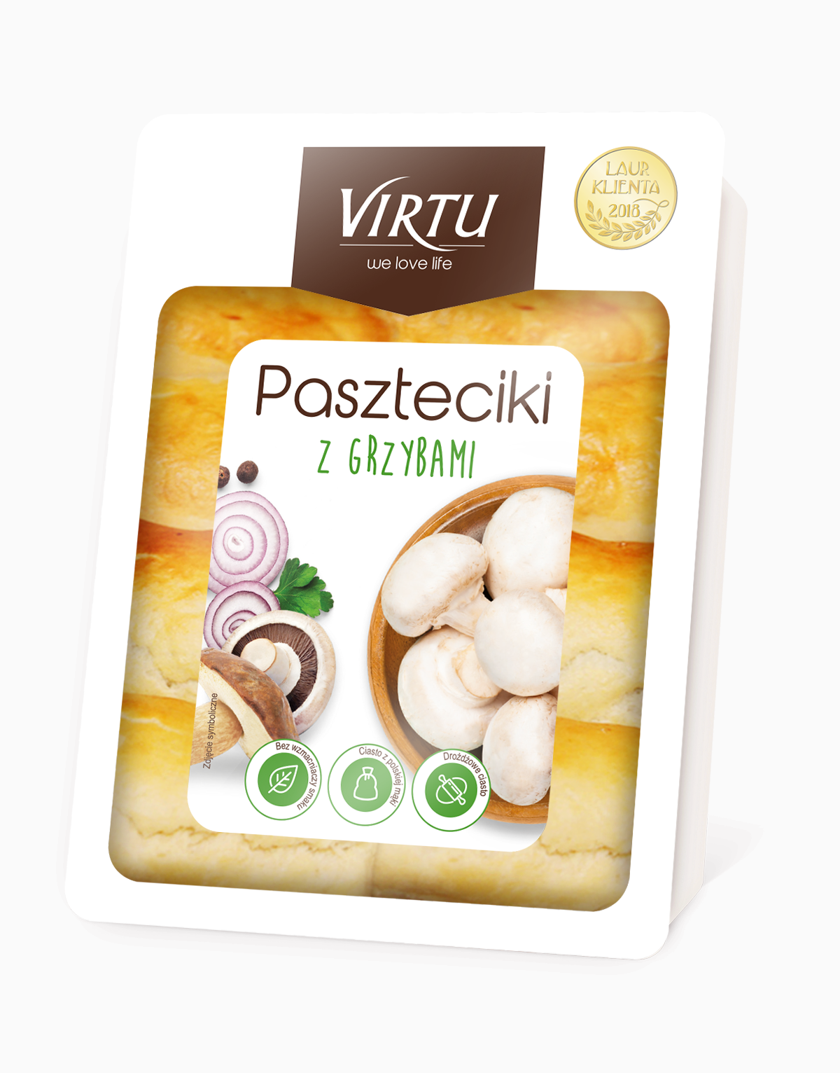 Virtu Paszteciki Z Grzybami 250G