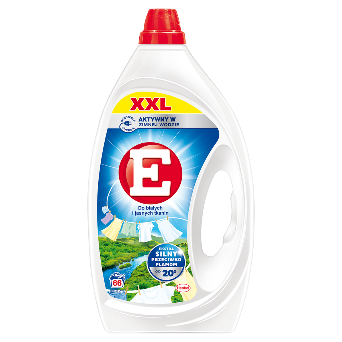 E Universal Gel Do Białego 2,97L 66 Prań