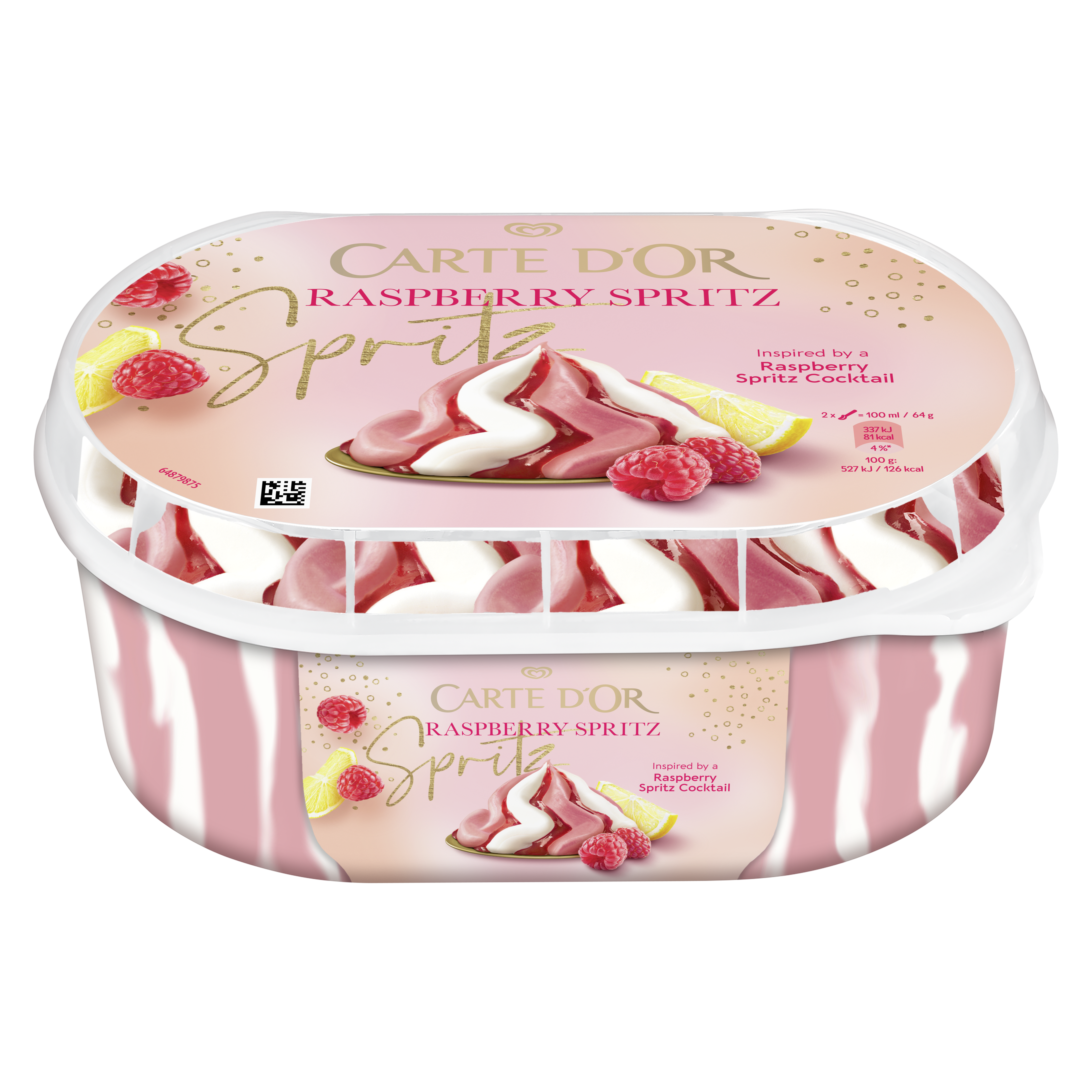 Lody Carte D'Or Raspberry Spritz 825 Ml