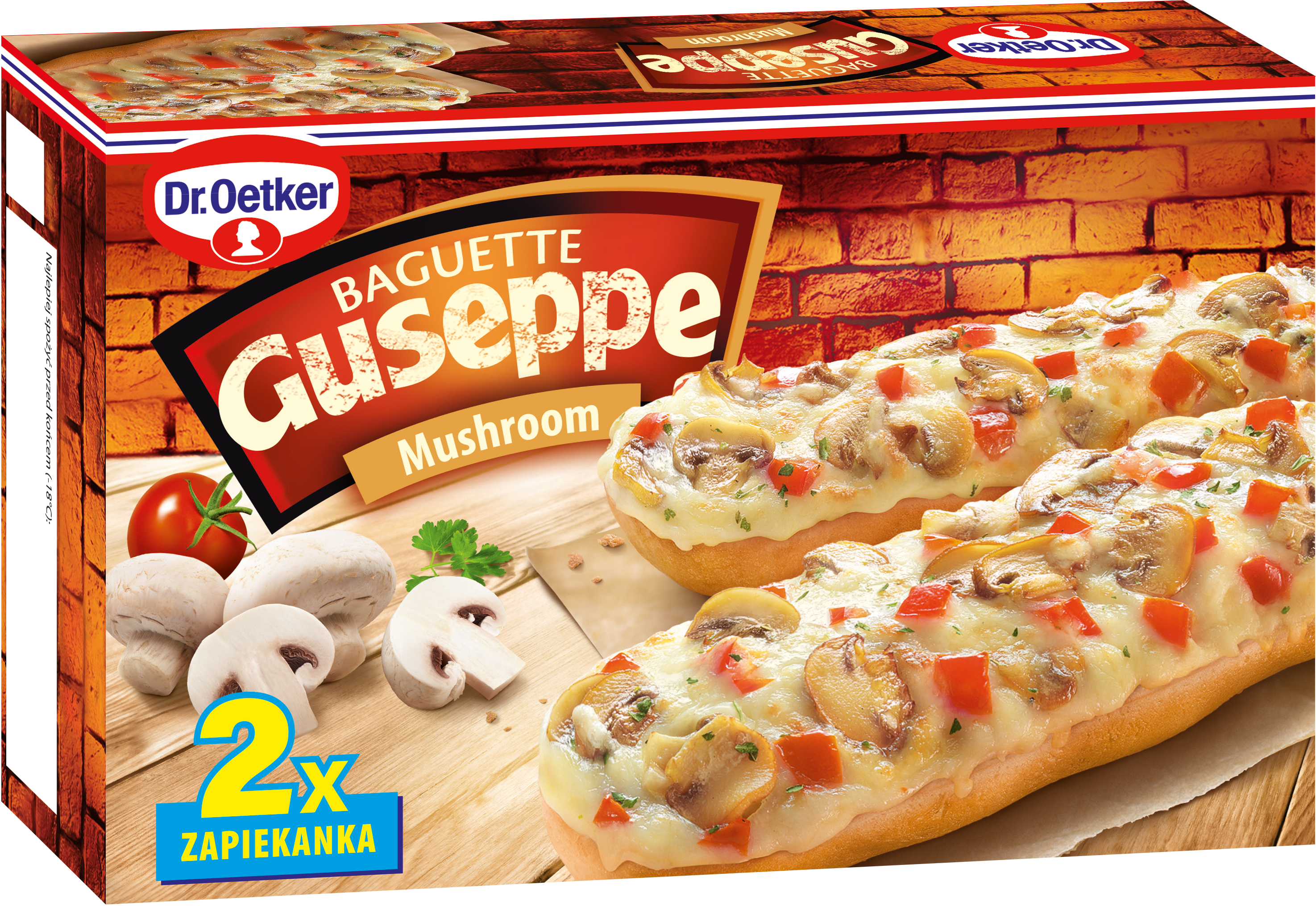 Dr. Oetker Guseppe Zapiekanka Baguette Mushroom 2 X 125 G