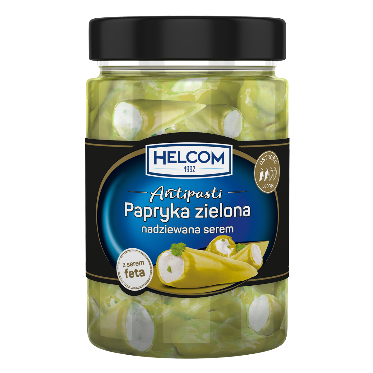 Papryka Zielona Nadziewana Serem 327 Ml Helcom