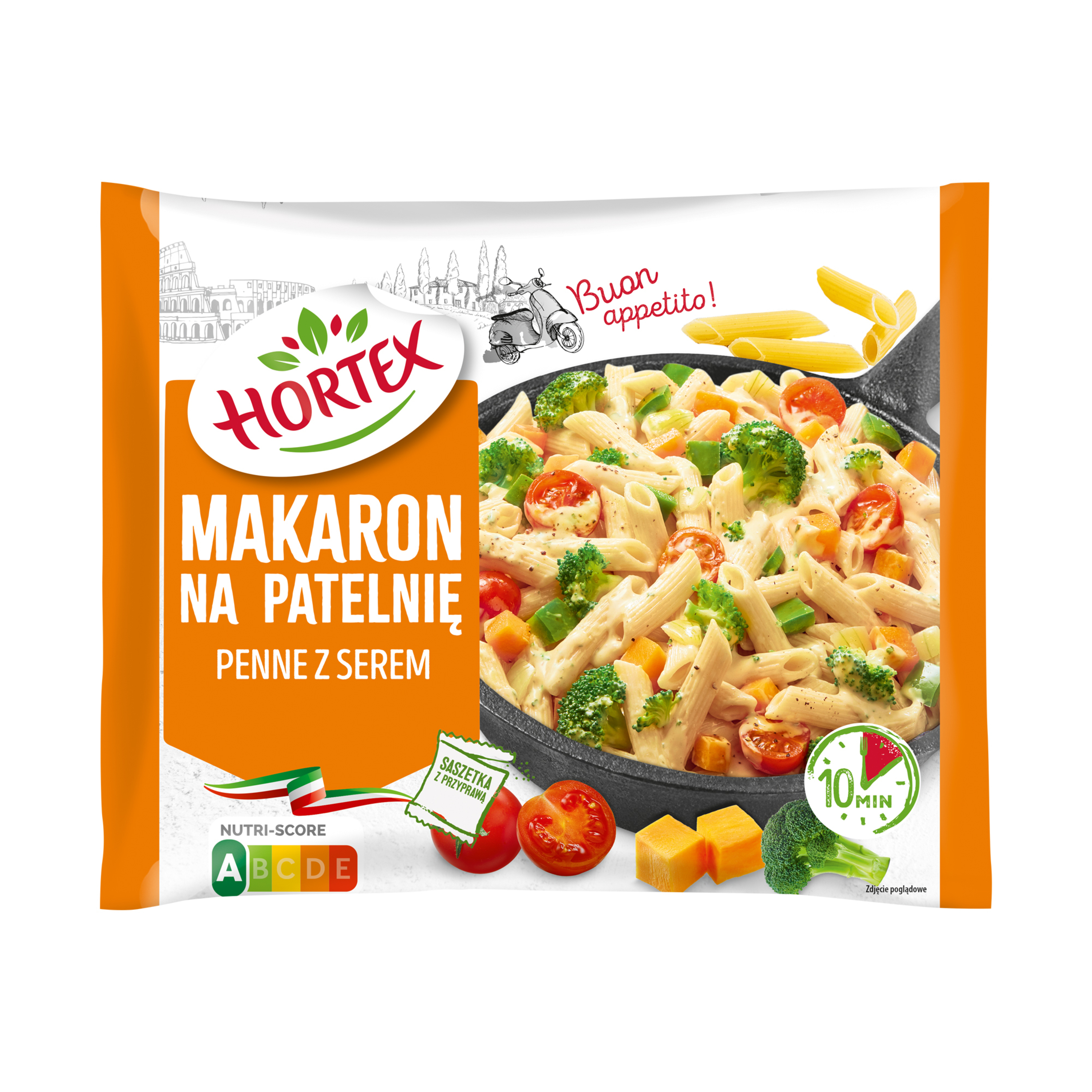 Hortex Makaron Na Patelnię Penne Z Serem 450 G
