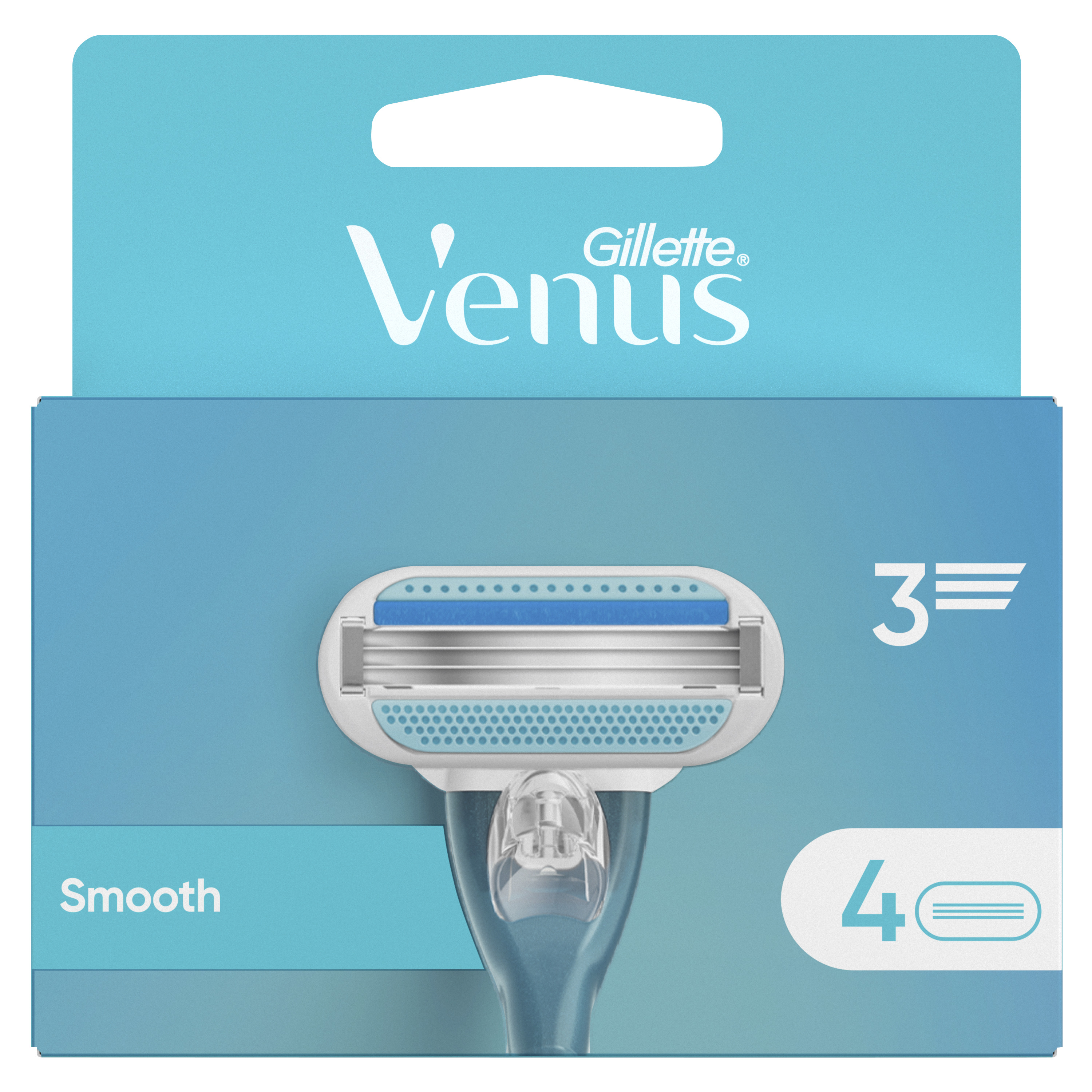 Gillette Venus Smooth Ostrza Dla Kobiet, 4 Wkłady Wymienne