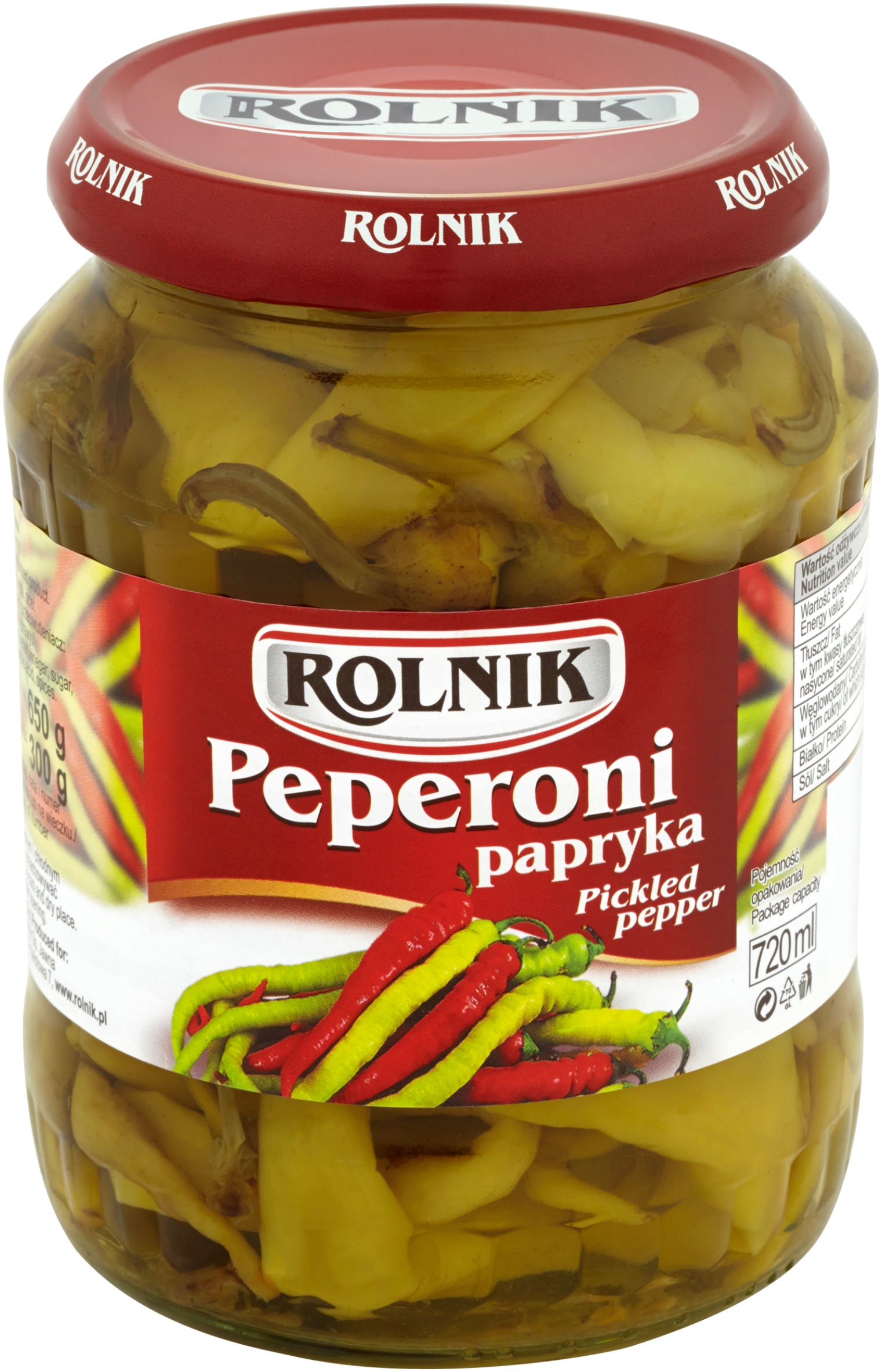 Papryka Peperoni Rolnik 720 Ml