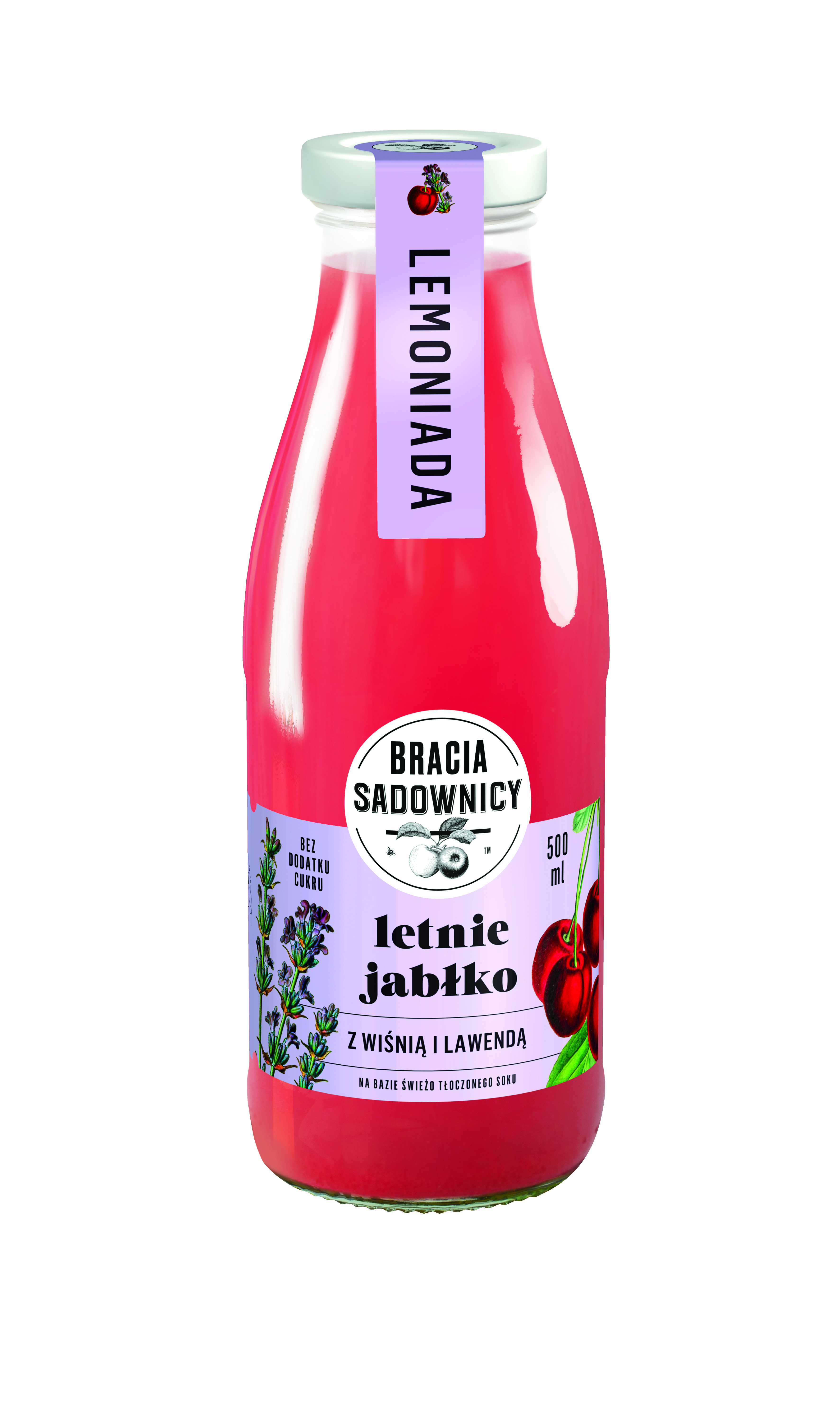 Letnie Jabłko Z Wiśnią I Lawendą 500Ml Bracia Sadownicy