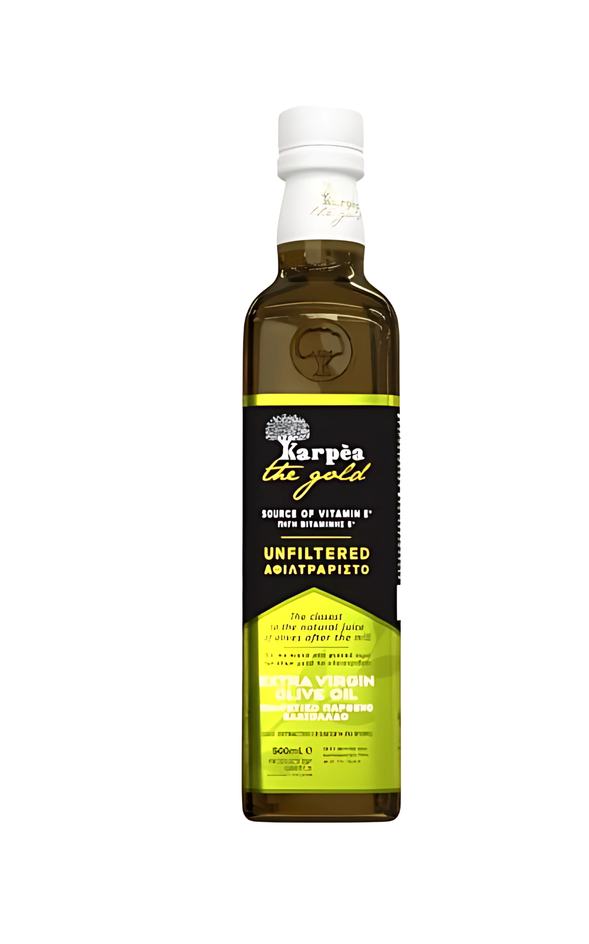 Karpea Oliwa Z Oliwek Extra Virgin Niefiltrowana 500Ml