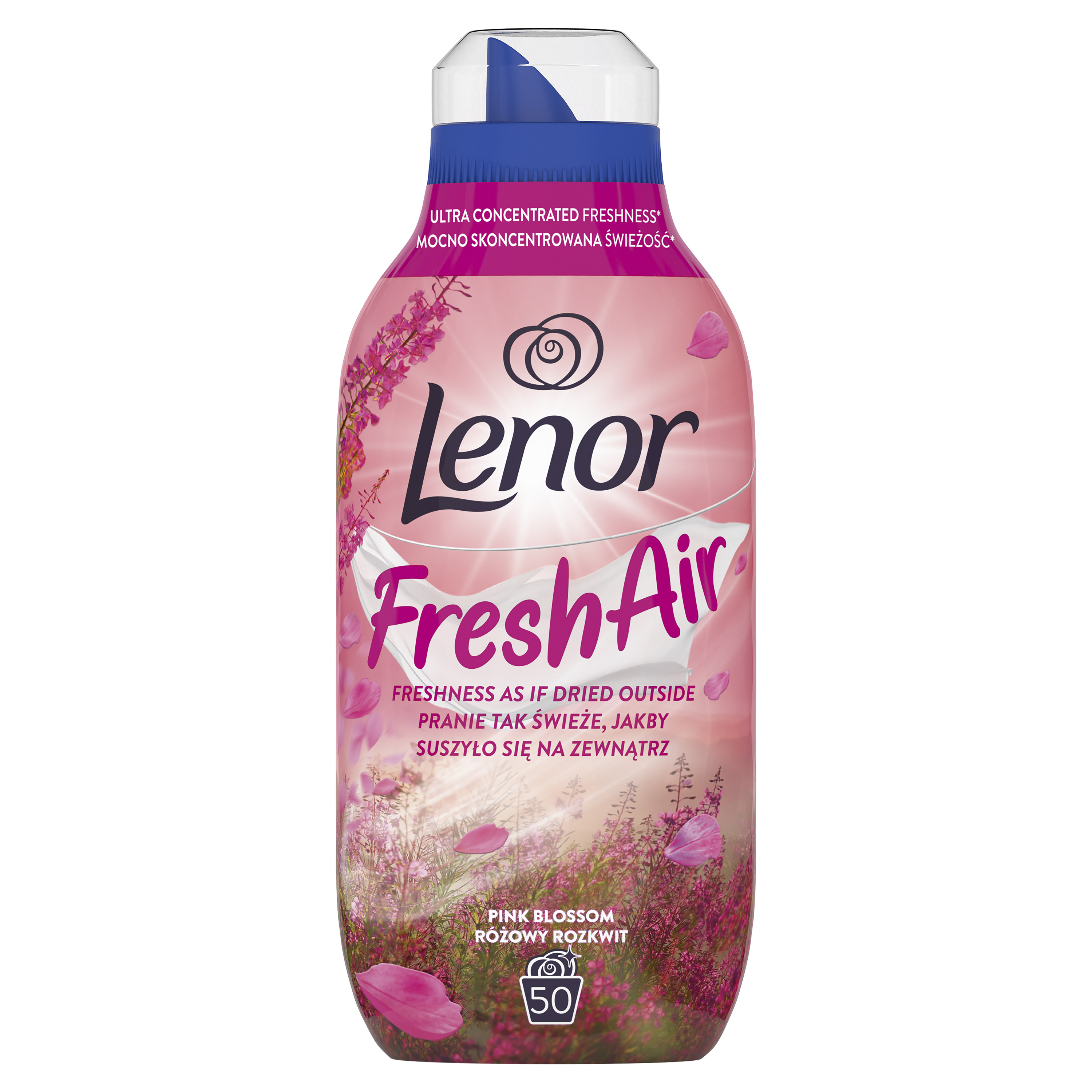 Lenor Fresh Air Płyn Do Płukania Tkanin 50 Prania, Pink Blossom