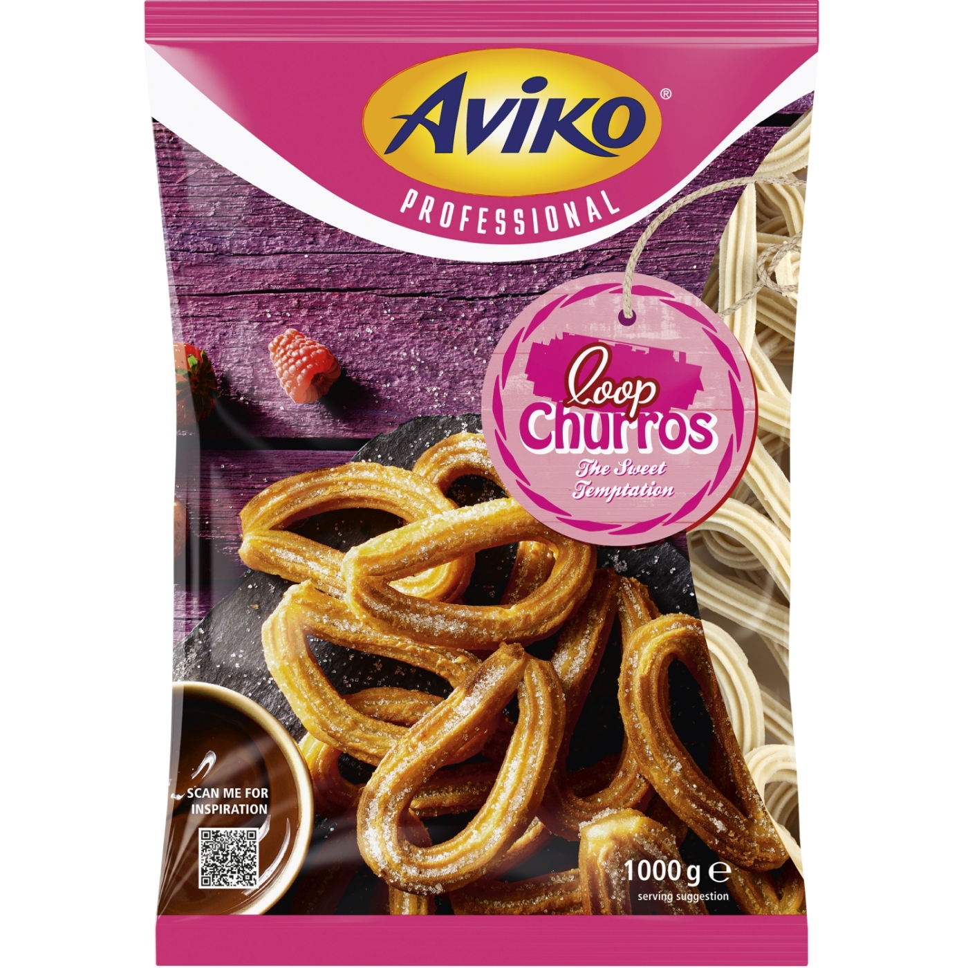 Aviko Churros - Hiszpańskie Ciasteczka Śniadaniowe 1000G