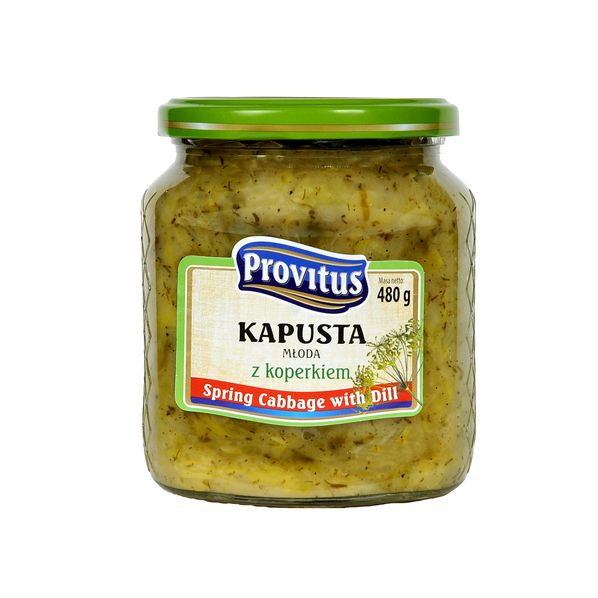 Kapusta Młoda Z Koprem Provitus 480G