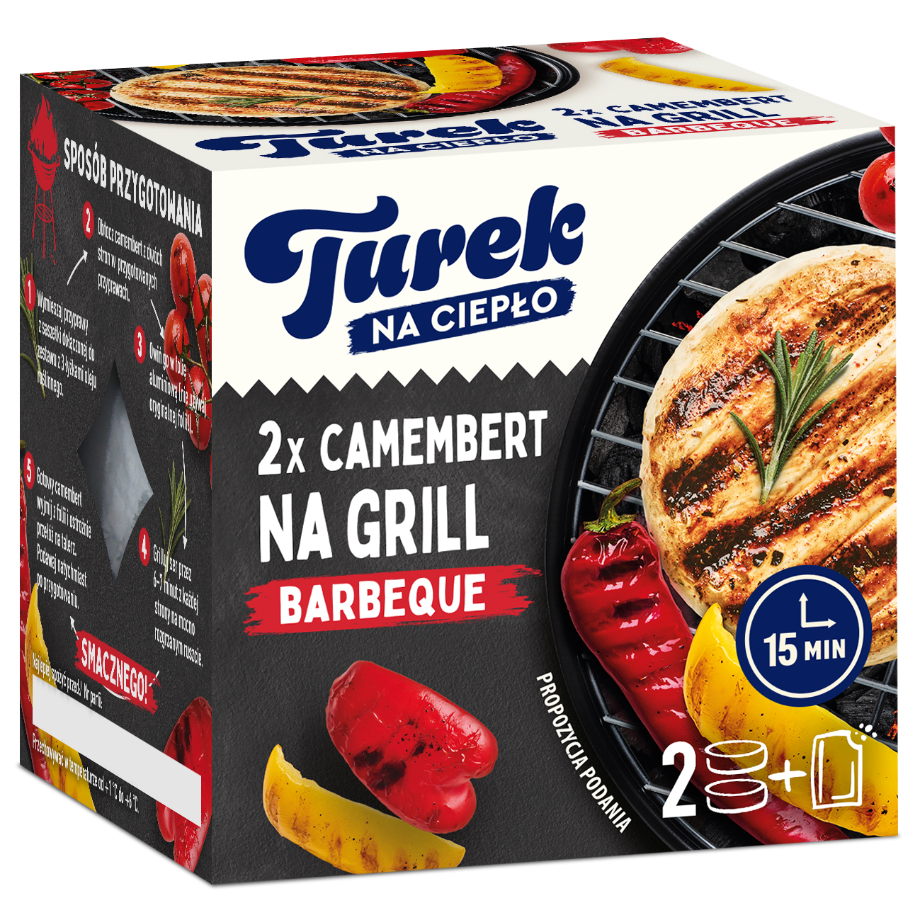 Turek Na Grill Z Posypką Paprykową Bbq 2X100G