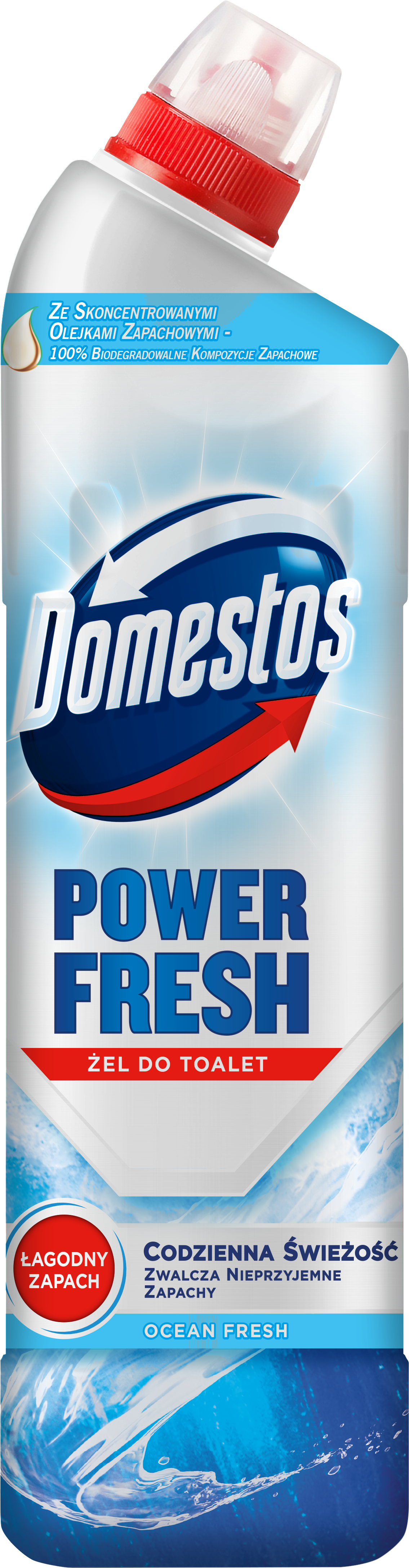 Domestos Power Fresh Żel Czyszczący Do Toalet Ocean Fresh 700Ml