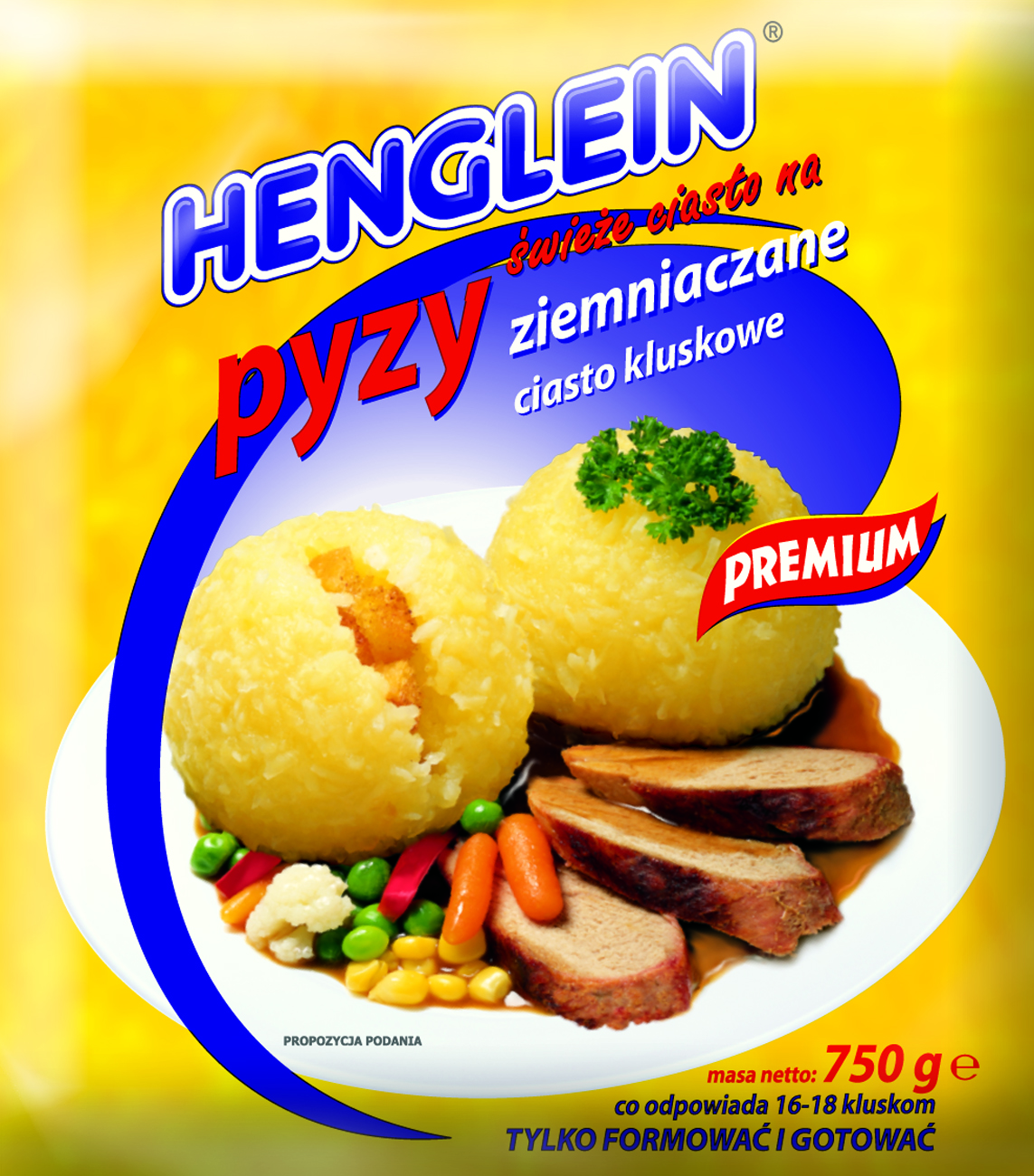 Henglein Ciasto Na Pyzy Ziemniaczane 750 G