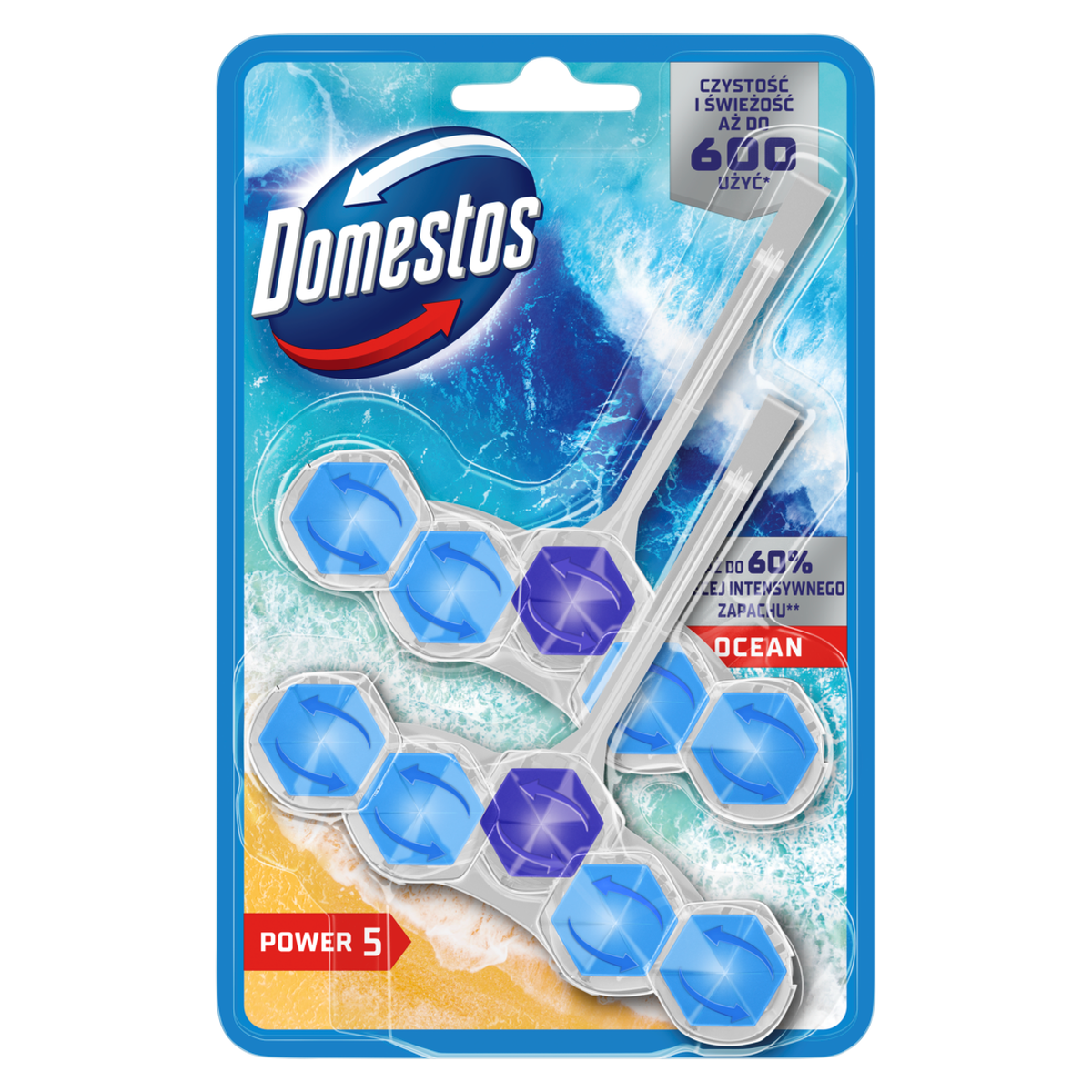 Domestos Kostka Toaletowa Power 5 Lime 2X50G
