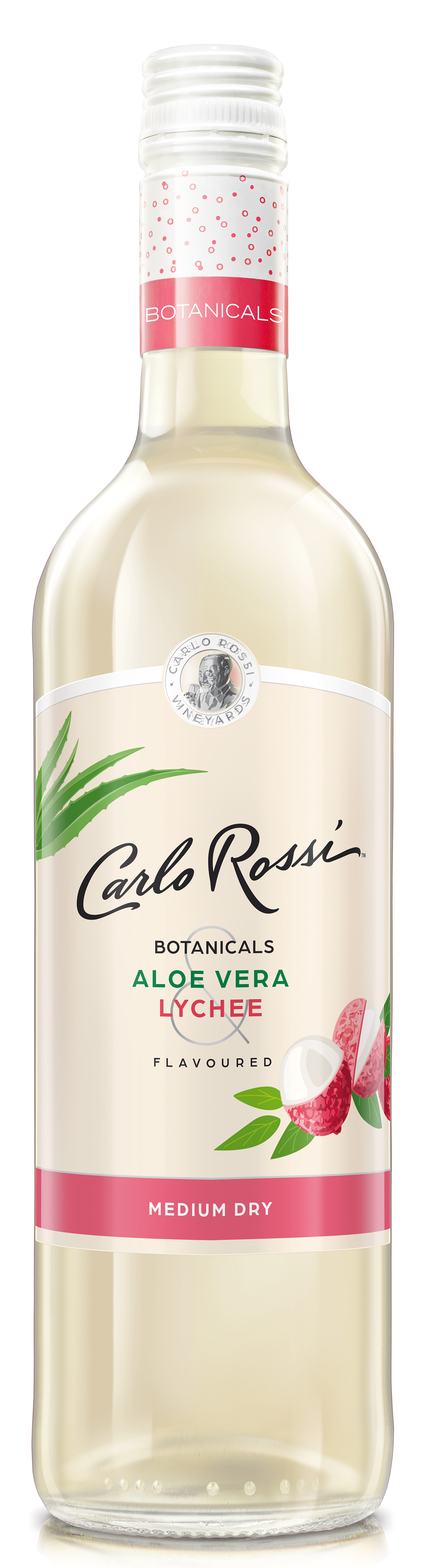Carlo Rossi Botanicals Aloe Vera & Lychee 750Ml