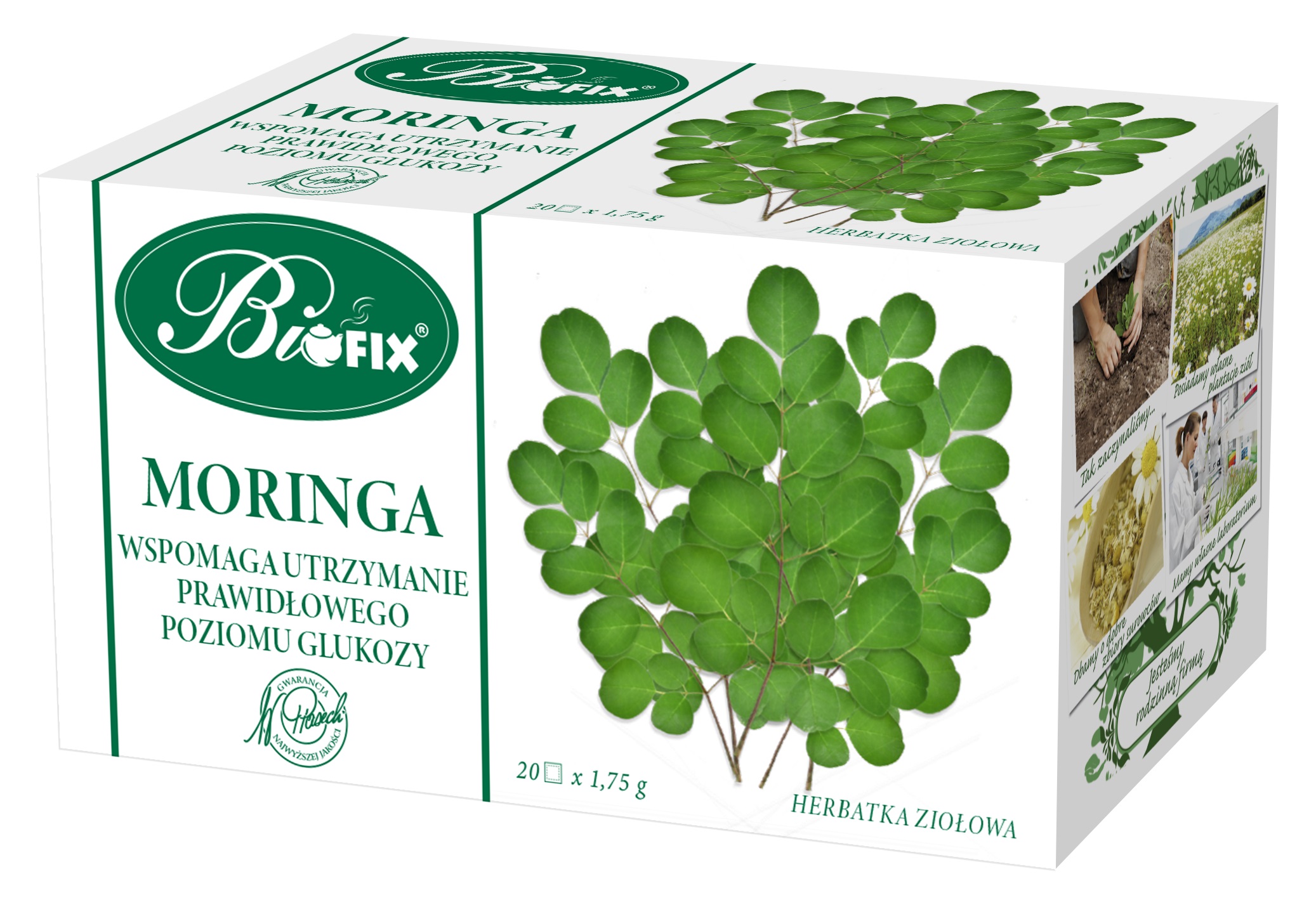 Bifix Moringa Herbatka Ziołowa Ekspresowa 20X1,75G