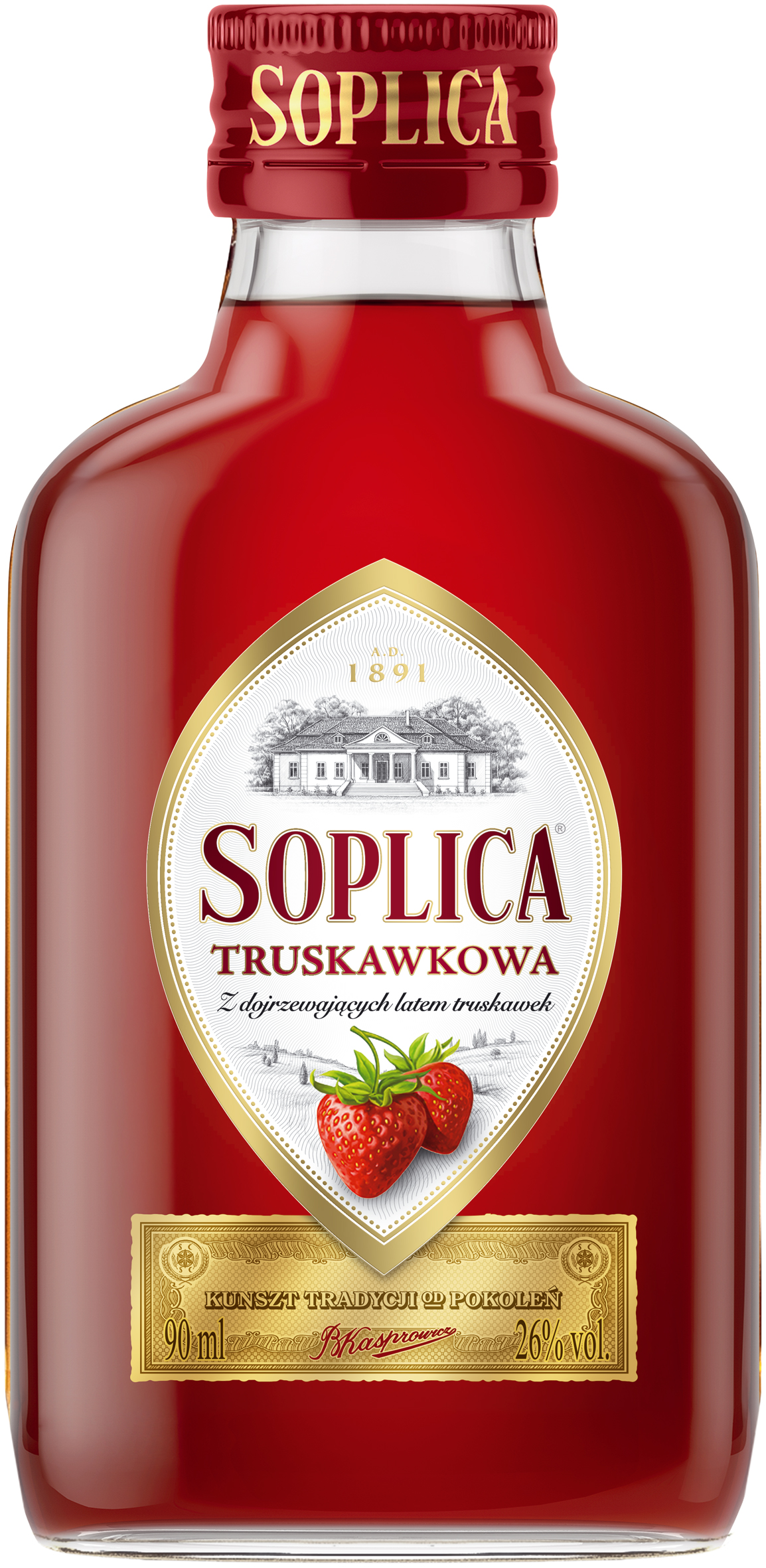 Likier Soplica Truskawkowa 26% 90 Ml