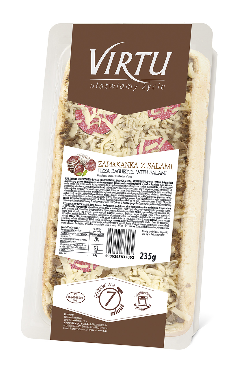 Zapiekanka Z Salami 235G Virtu