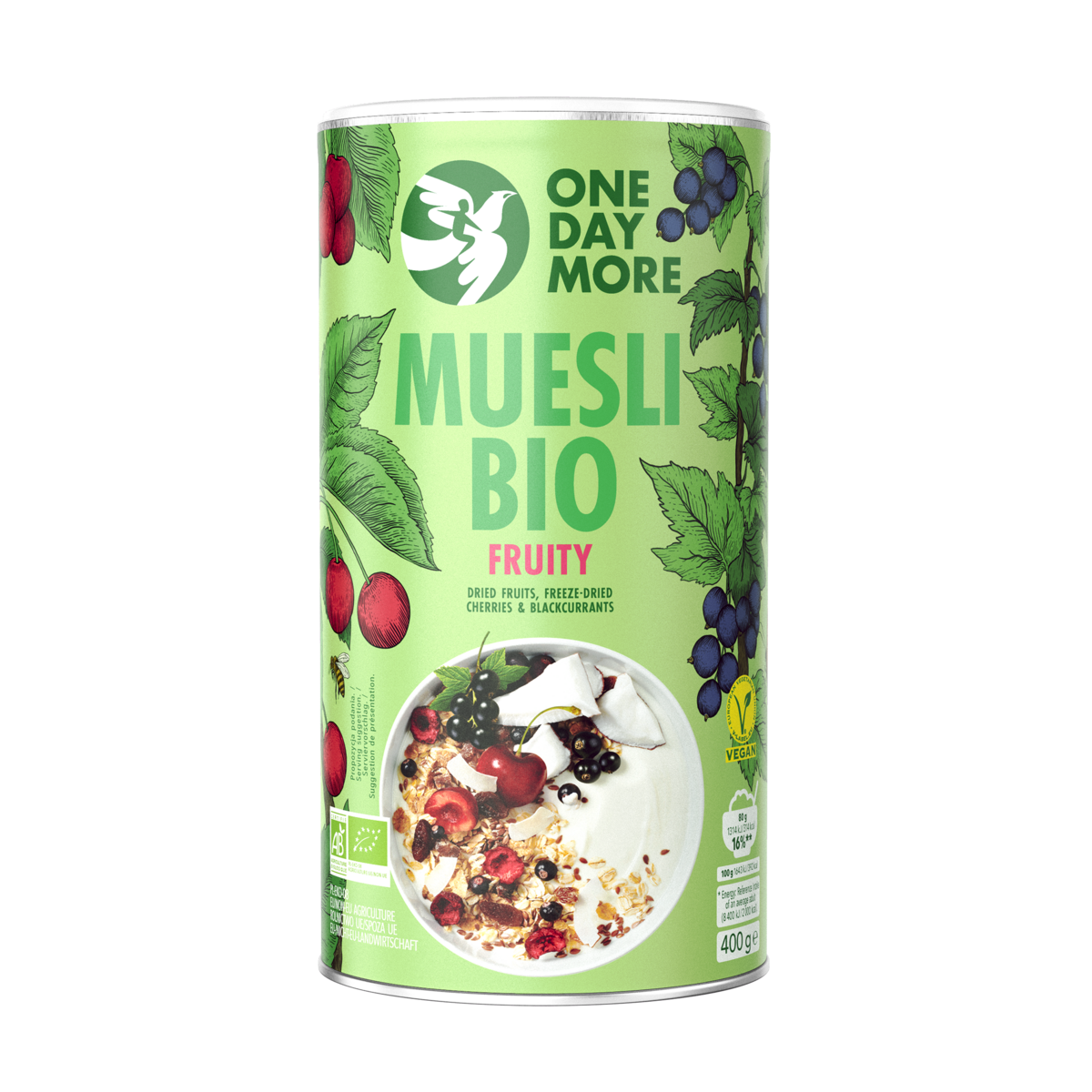 Onedaymore Musli Bio Fruity 400G