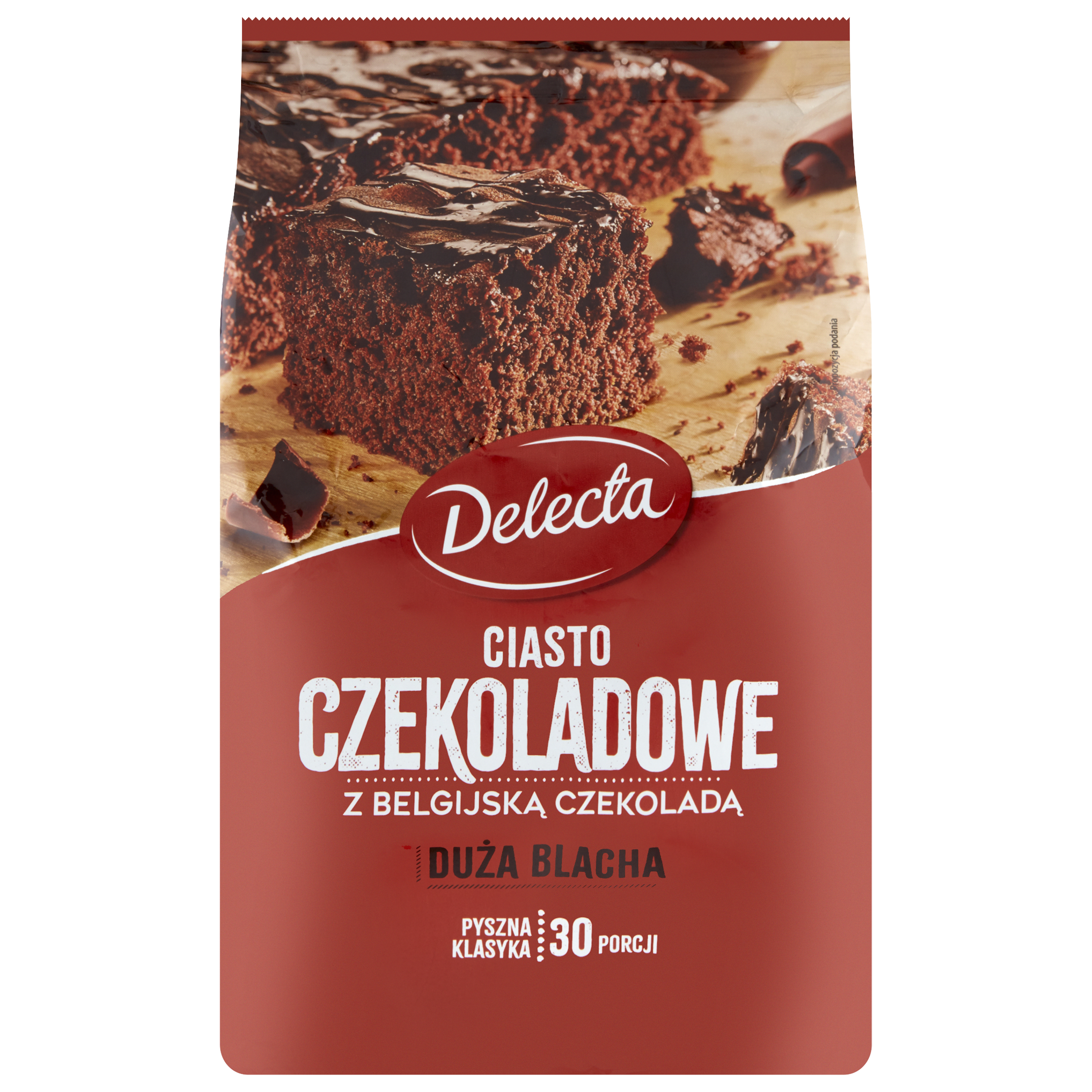 Duża Blacha Ciasto Czekoladowe 670G Delecta