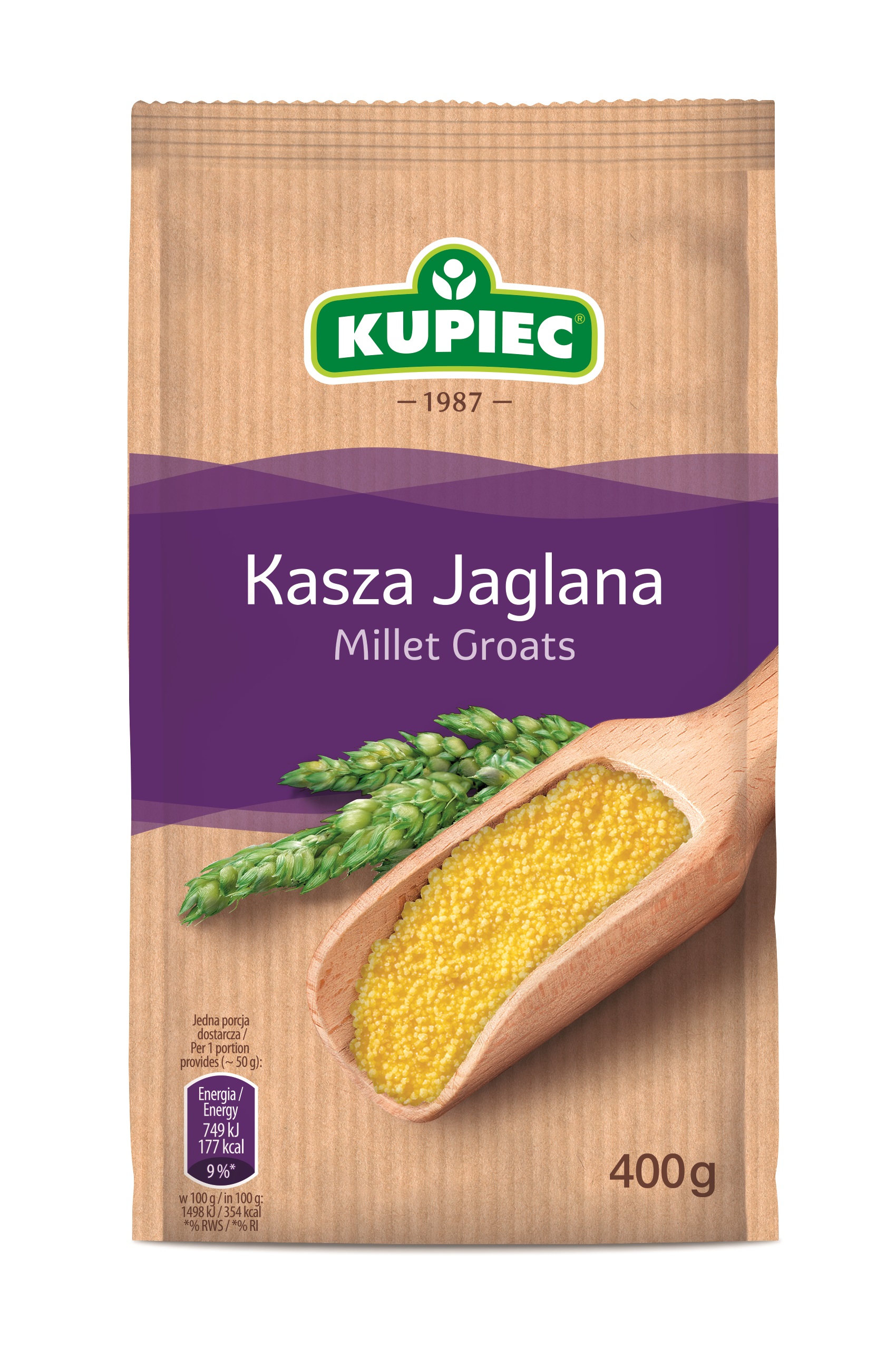Kupiec Kasza Jaglana 400 G
