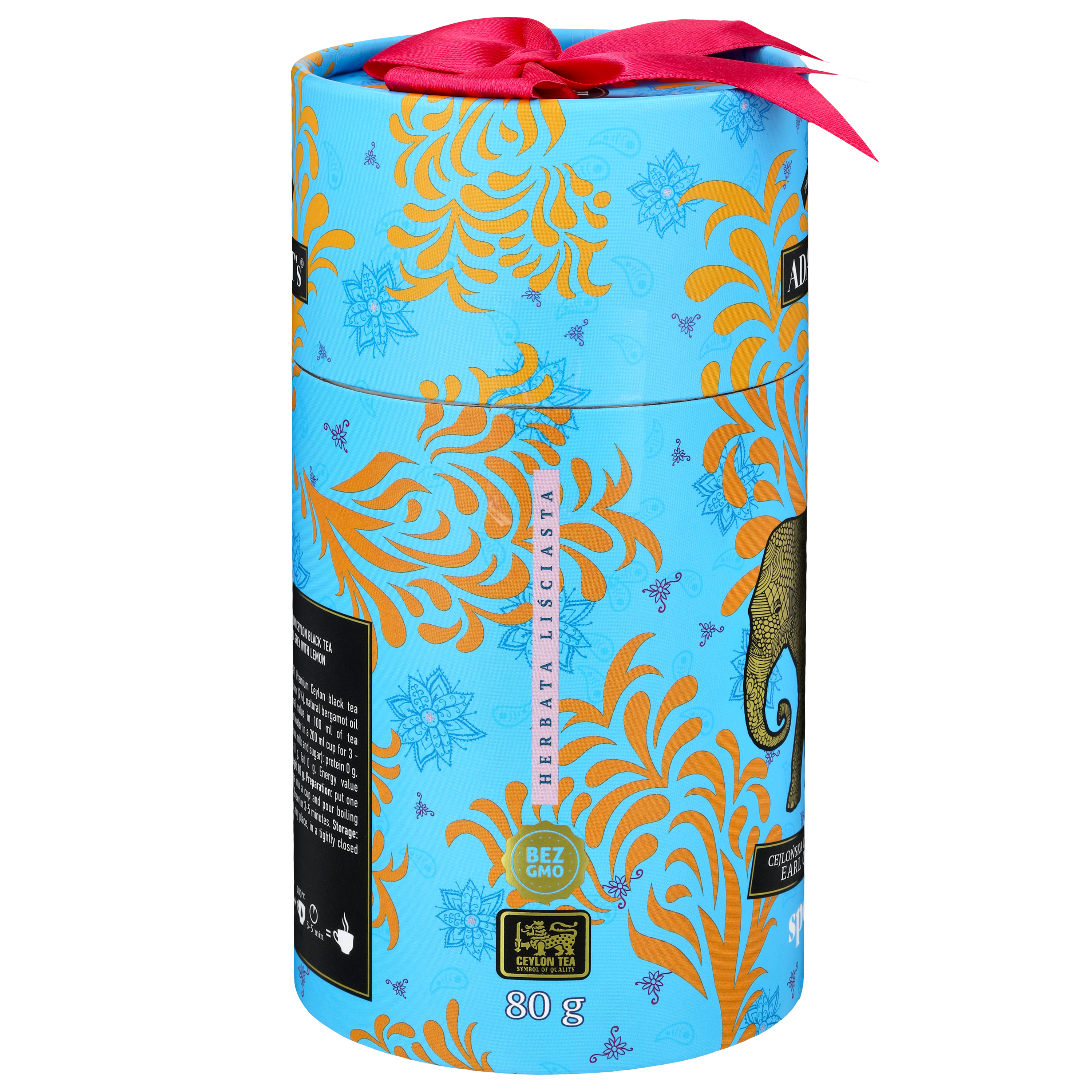 Adalbert'S Herbata Czarna Earl Grey Z Cytryną - Spełnienie 80G