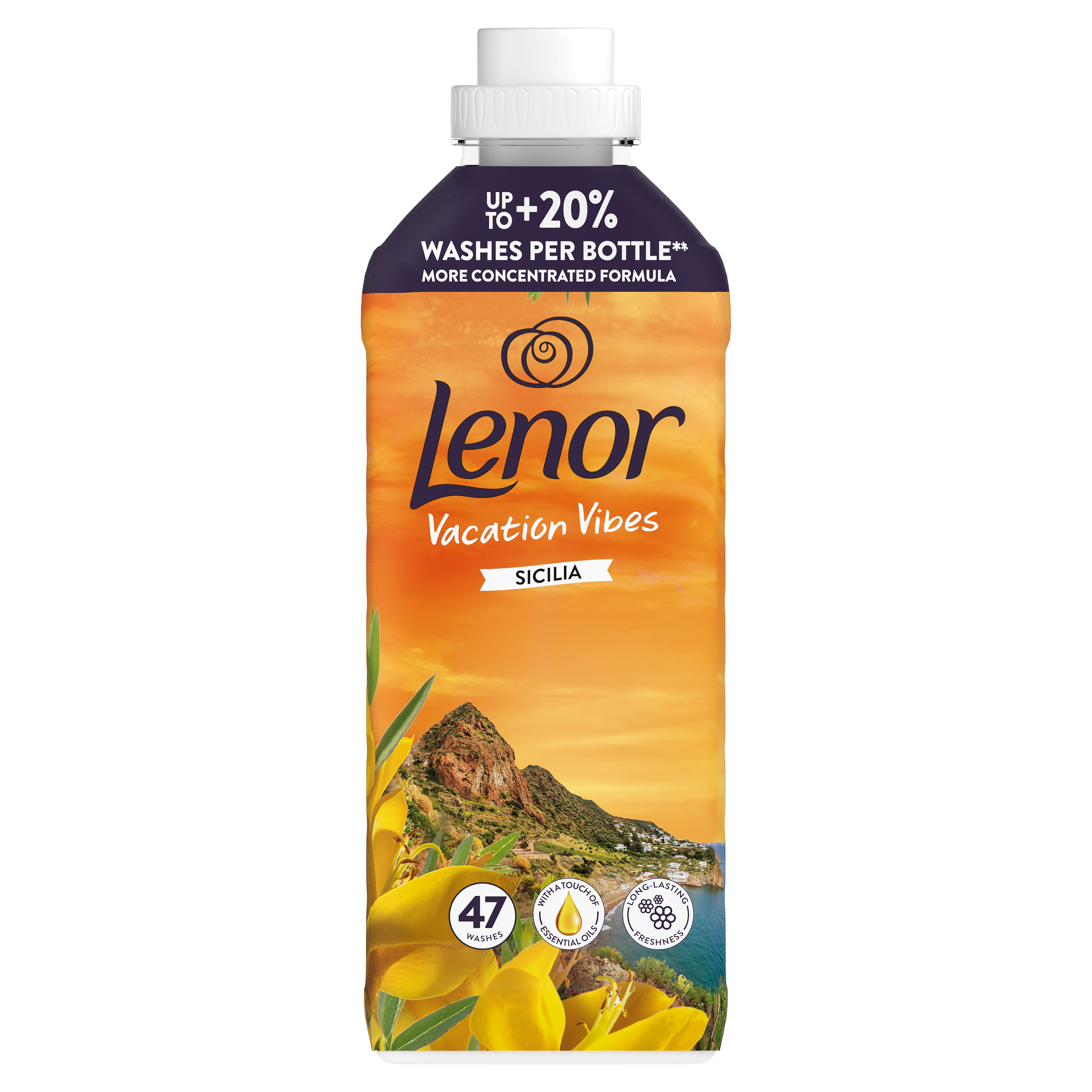 Lenor Płyn Do Płukania Tkanin Sicilia 987Ml, 47 Prań