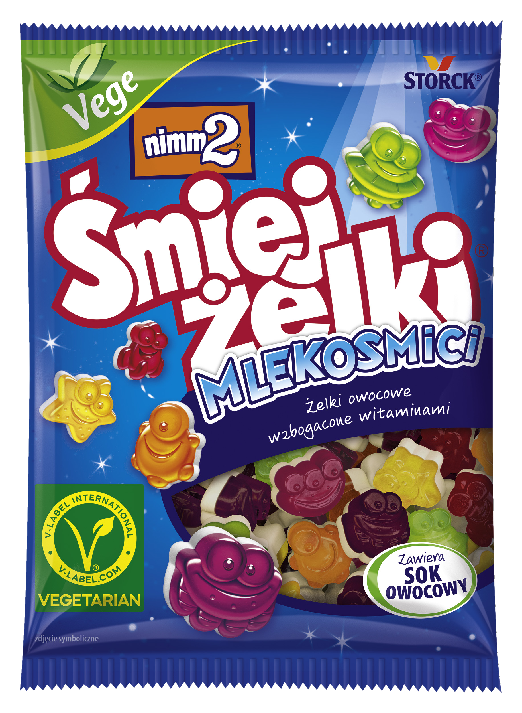 Nimm2 Śmiejżelki Mlekosmici 90G