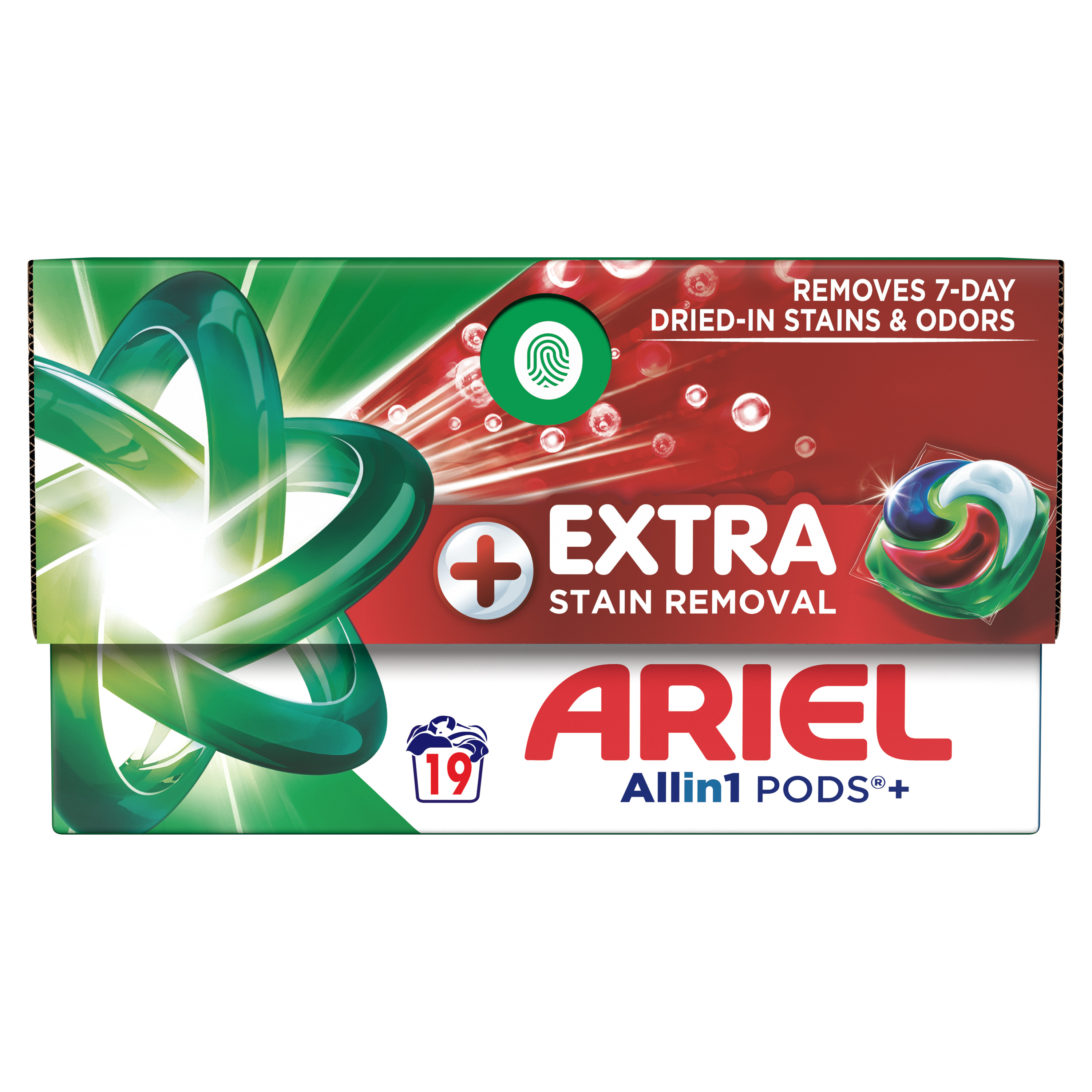 Ariel Allin1 Pods + Dodatkowa Moc Usuwania Plam Kapsułki Do Prania, 19 Prań